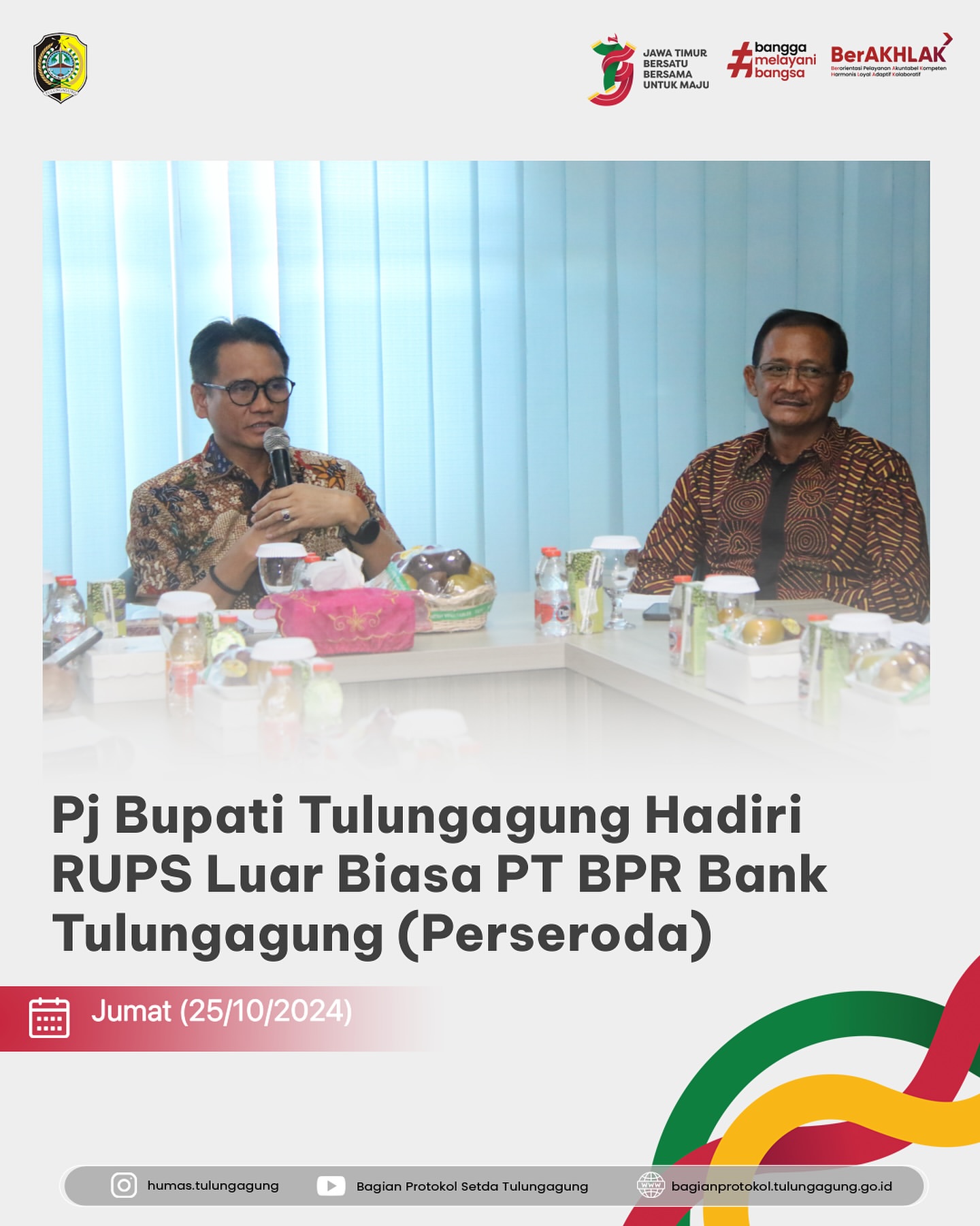 RUPS Luar Biasa PT BPR Bank Tulungagung: Perubahan Nama untuk Perkuat Ekonomi