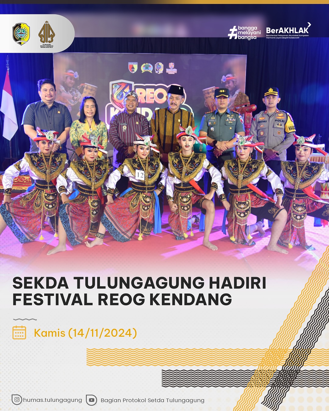 Festival Reog Kendang Lestarikan Budaya di Tulungagung