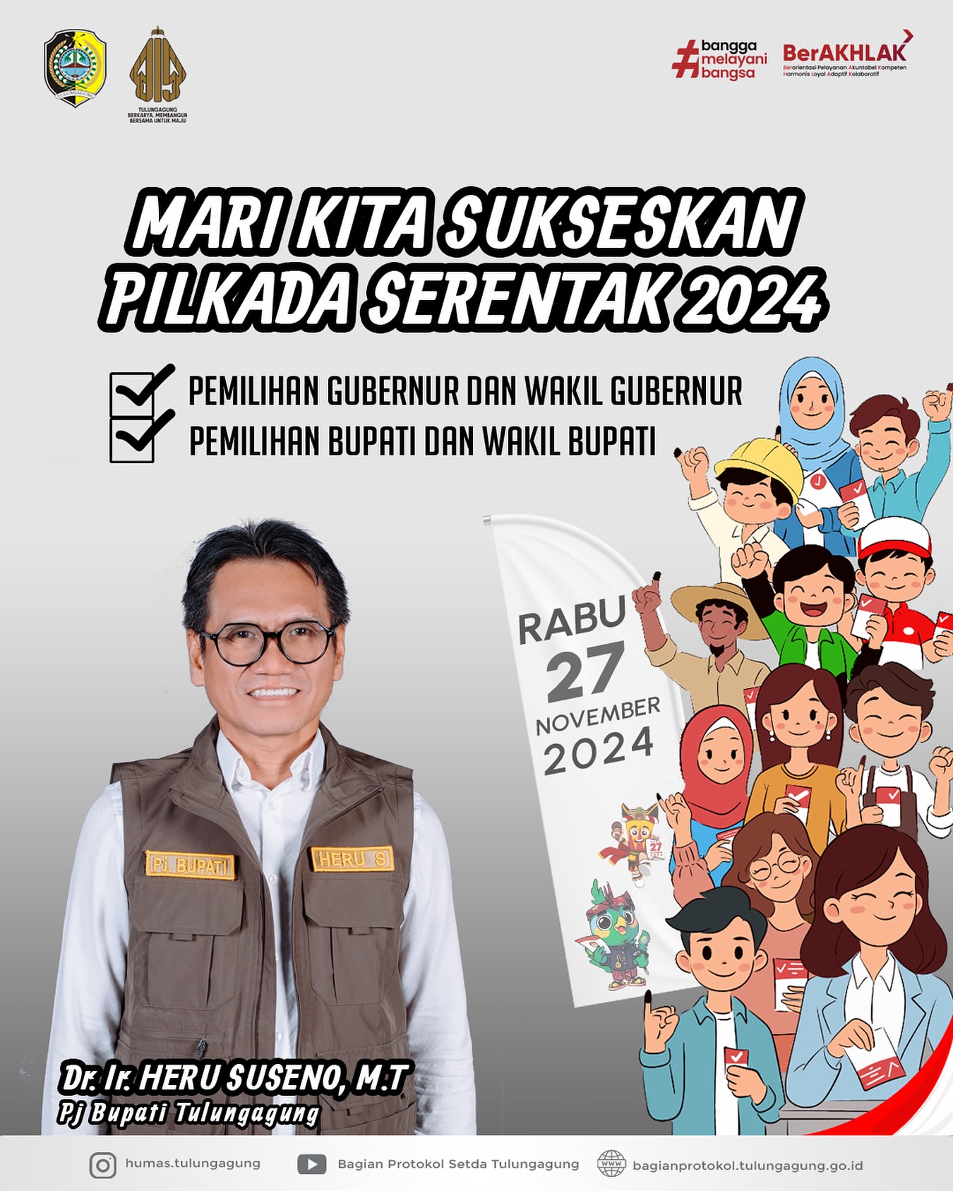 Mari Bersama Maju di PILKADA 2024 untuk Jawa Timur