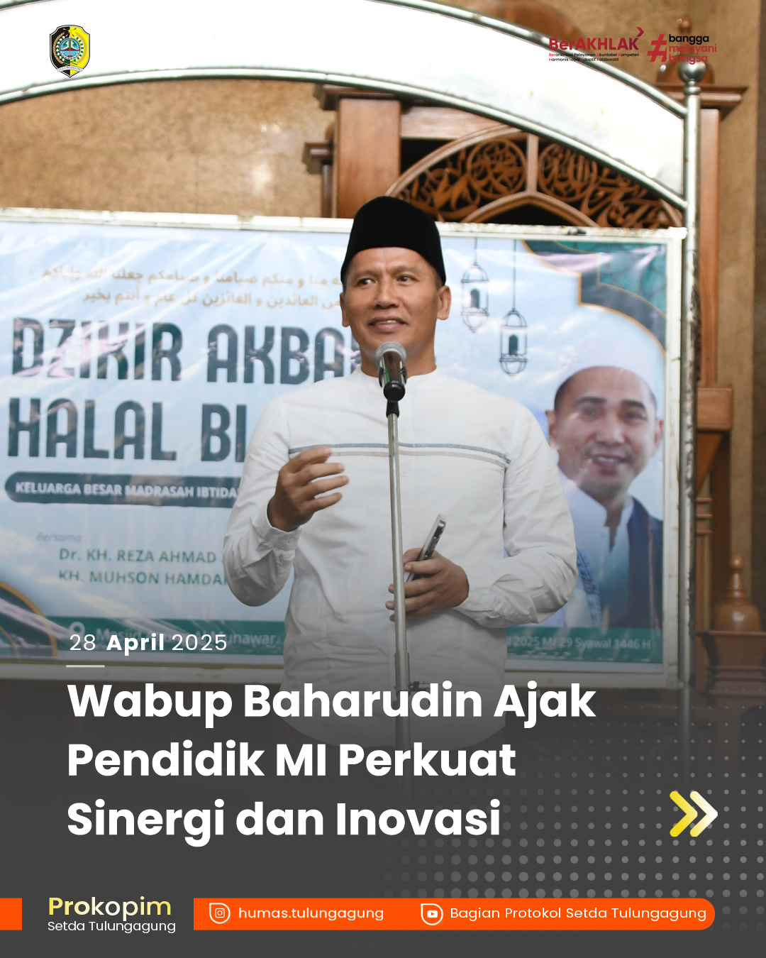 Halal Bihalal Keluarga Besar Pendidik Madrasah Ibtidaiyah di Tulungagung