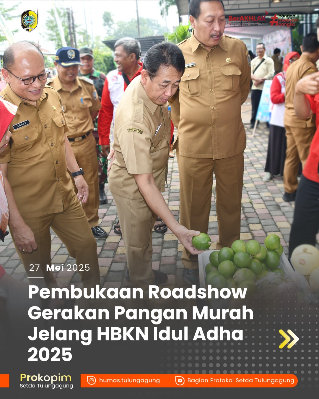 Pembukaan Roadshow Gerakan Pangan Murah Menyambut Idul Adha 2025