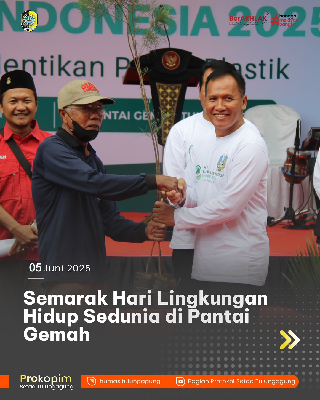 Aksi Cinta Alam di Pantai Gemah untuk Hari Lingkungan Hidup