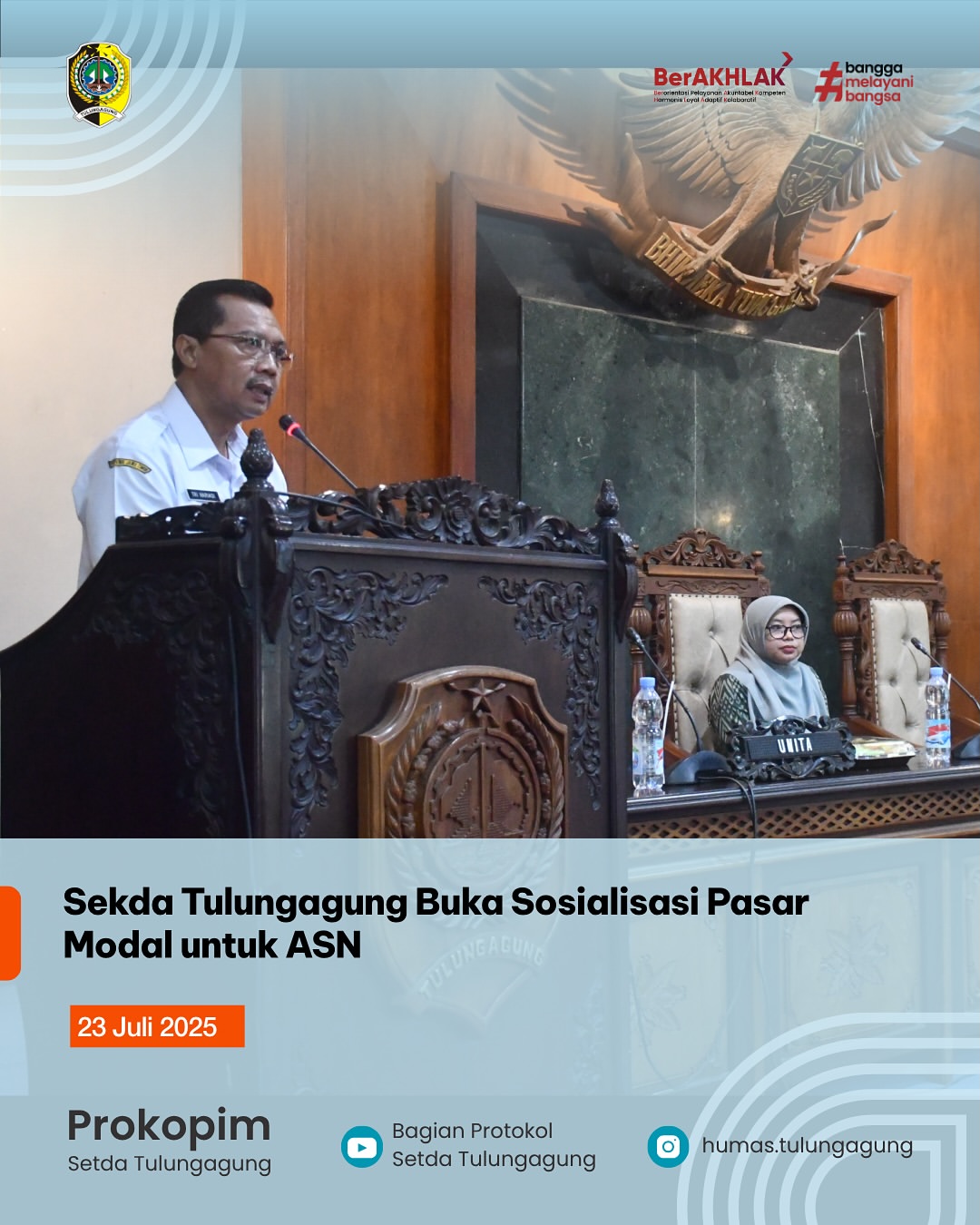 Sekda Tulungagung Buka Sosialisasi Pasar Modal untuk ASN