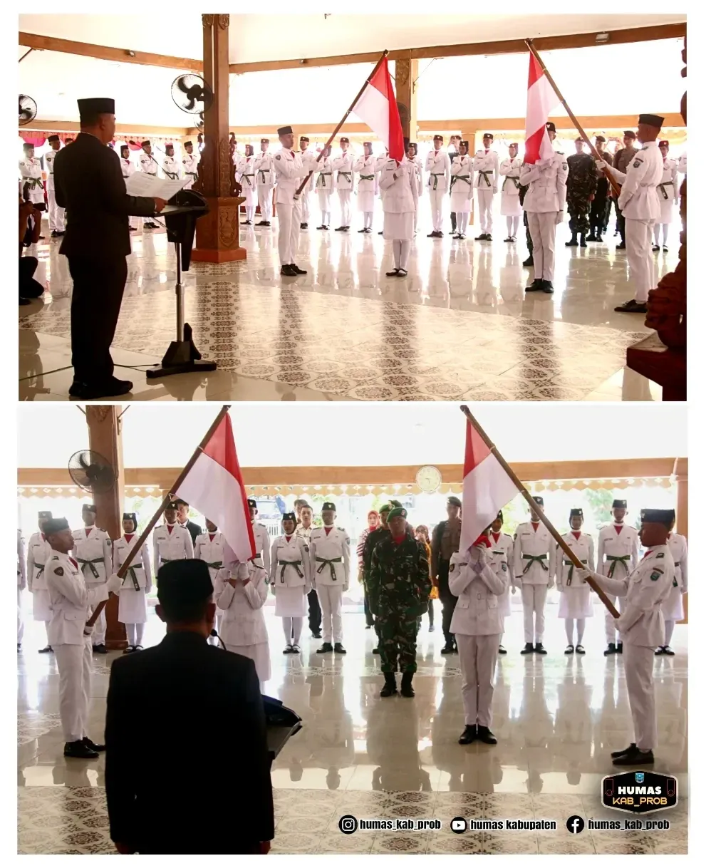 Pengukuhan Anggota Paskibraka Kabupaten Probolinggo