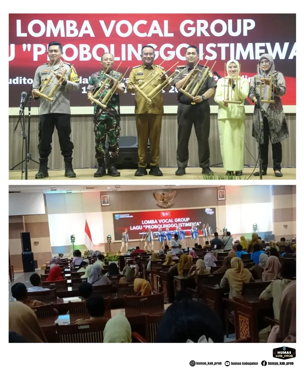 Lomba Vokal Grup "Probolinggo Istimewa" Resmi Dibuka