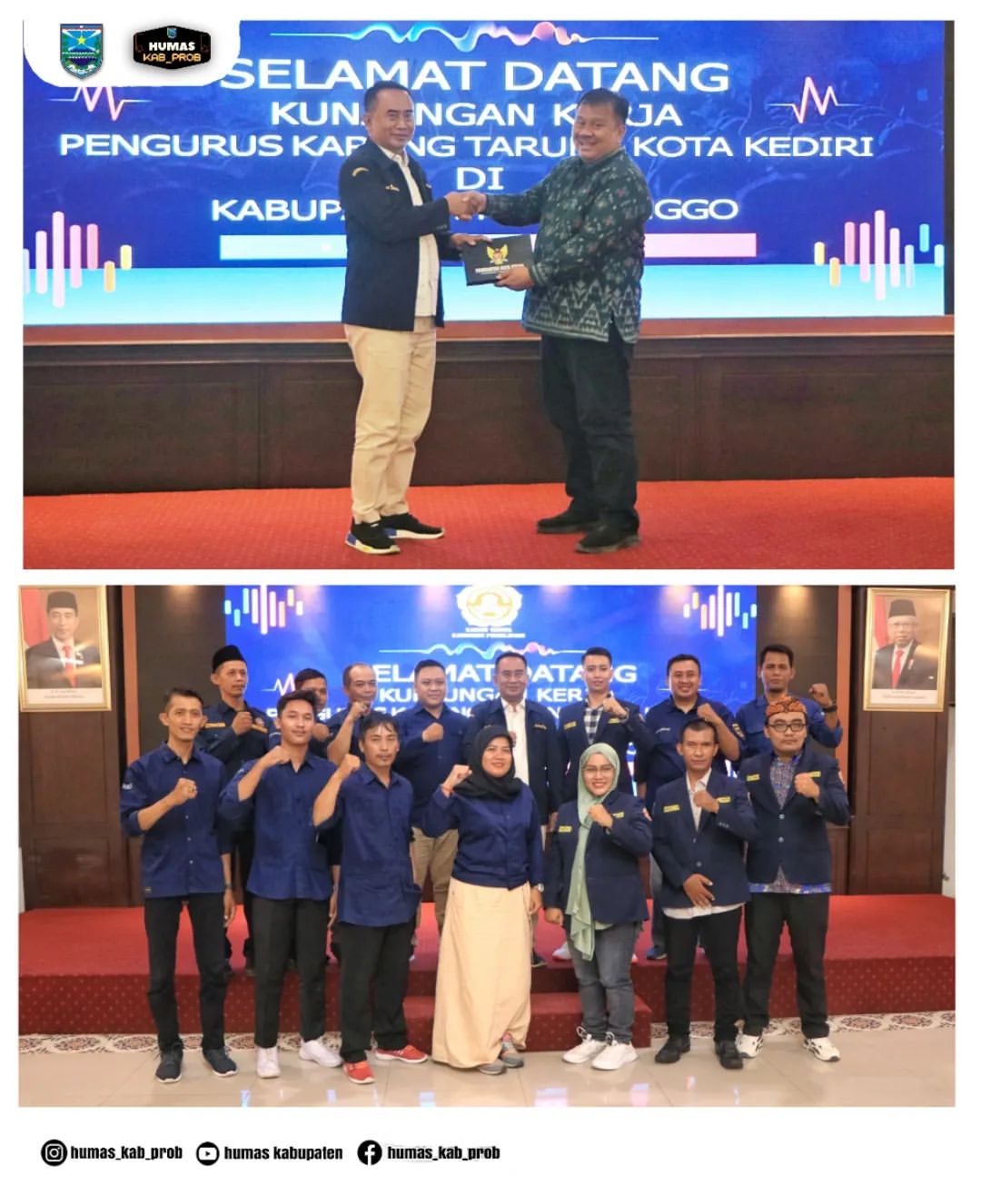 Kunjungan Studi Tiru Karang Taruna Kota Kediri ke Kabupaten Probolinggo