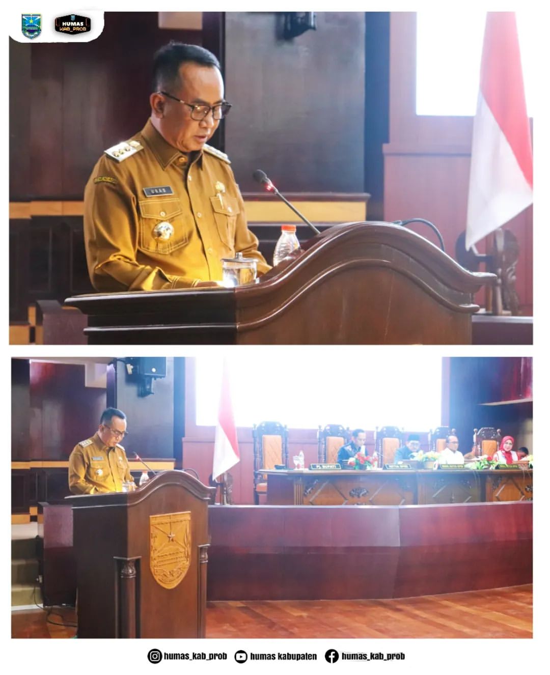 Rapat Penyampaian Nota Penjelasan APBD 2025 di Probolinggo
