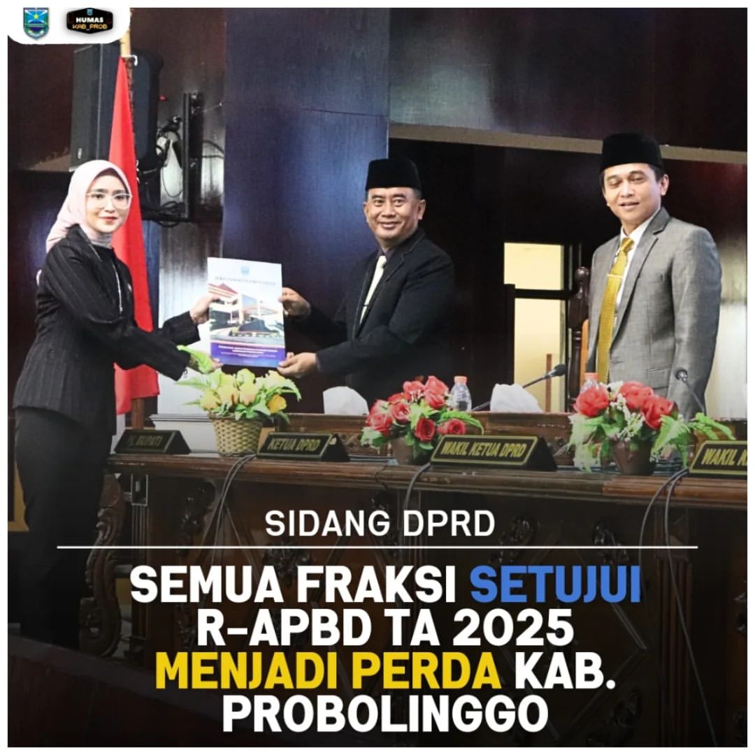 DPRD Kabupaten Probolinggo Setujui Raperda APBD 2025