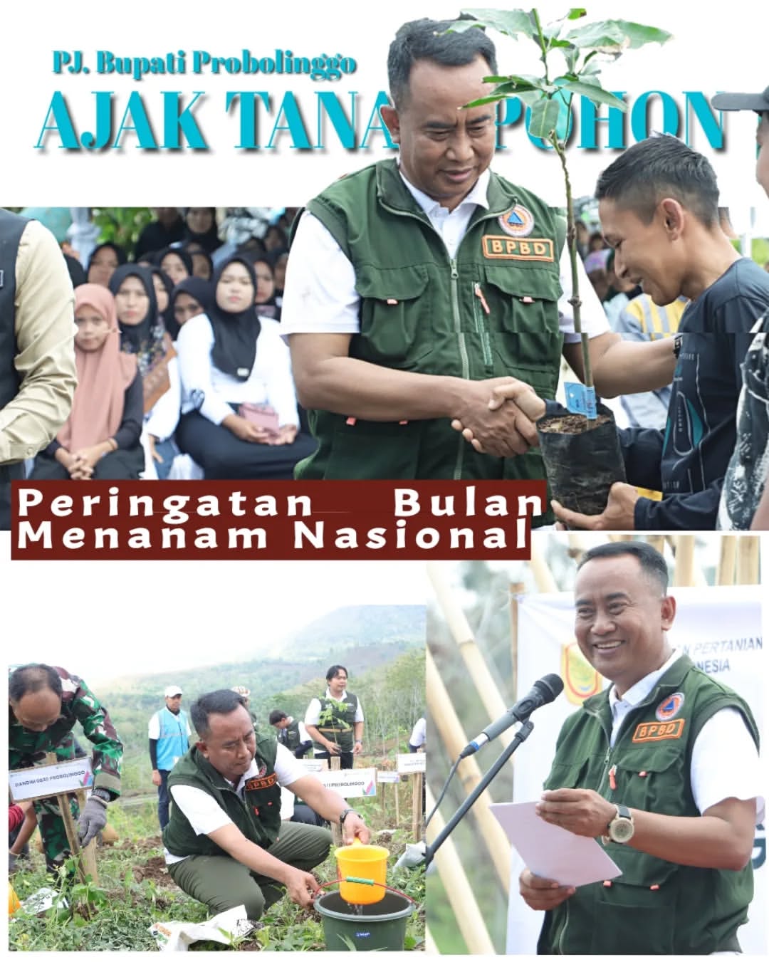 Pemkab Probolinggo Rame-Rame Tanam Pohon Gamal untuk Lingkungan