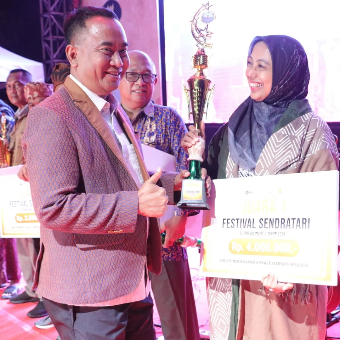 Peresmian Rest Area Gelora Merdeka Kraksaan di Probolinggo