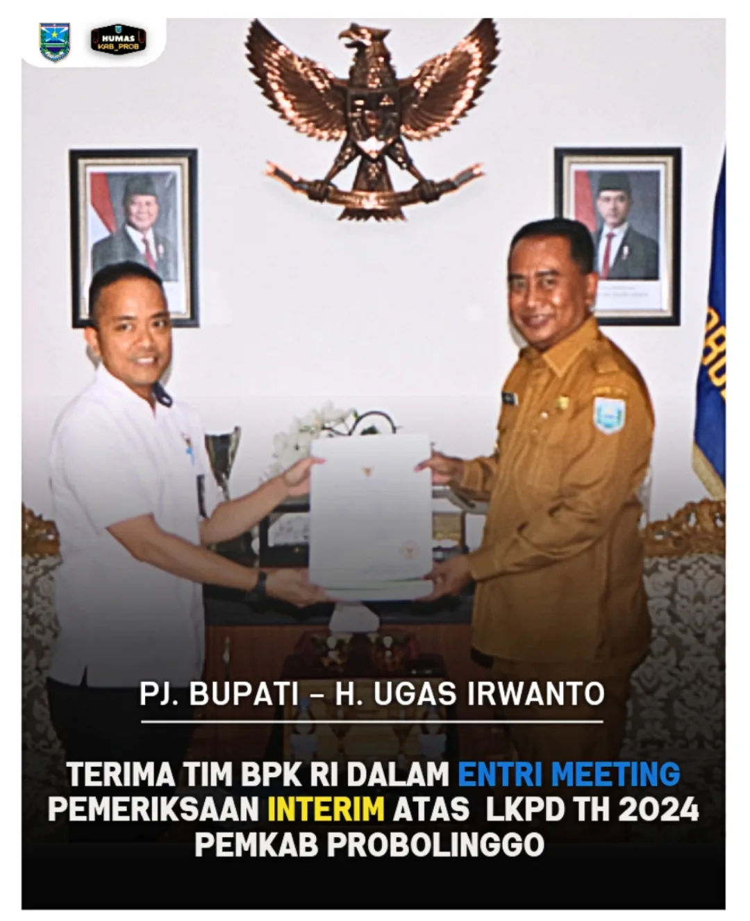 Pemkab Probolinggo Terima Tim BPK RI untuk Pemeriksaan LKPD 2024