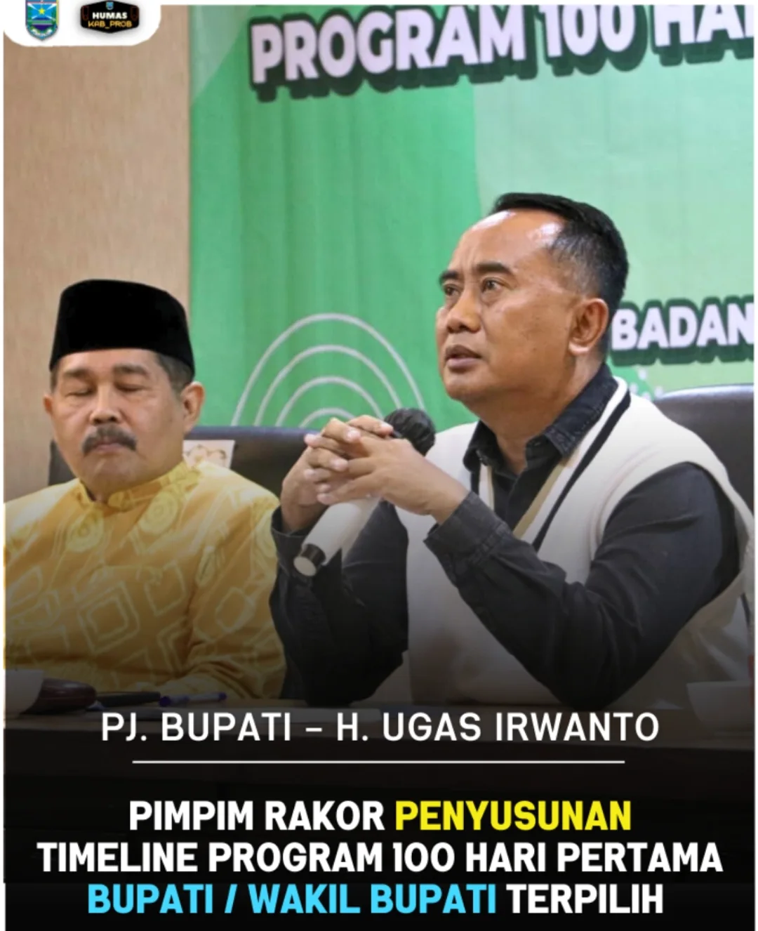 Rapat Koordinasi di Probolinggo untuk Program 100 Hari Kerja