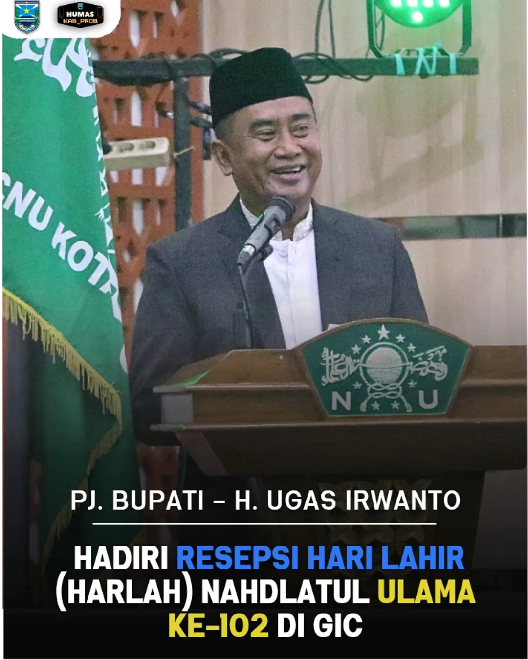Peringatan Harlah Nahdlatul Ulama ke-102 di Probolinggo