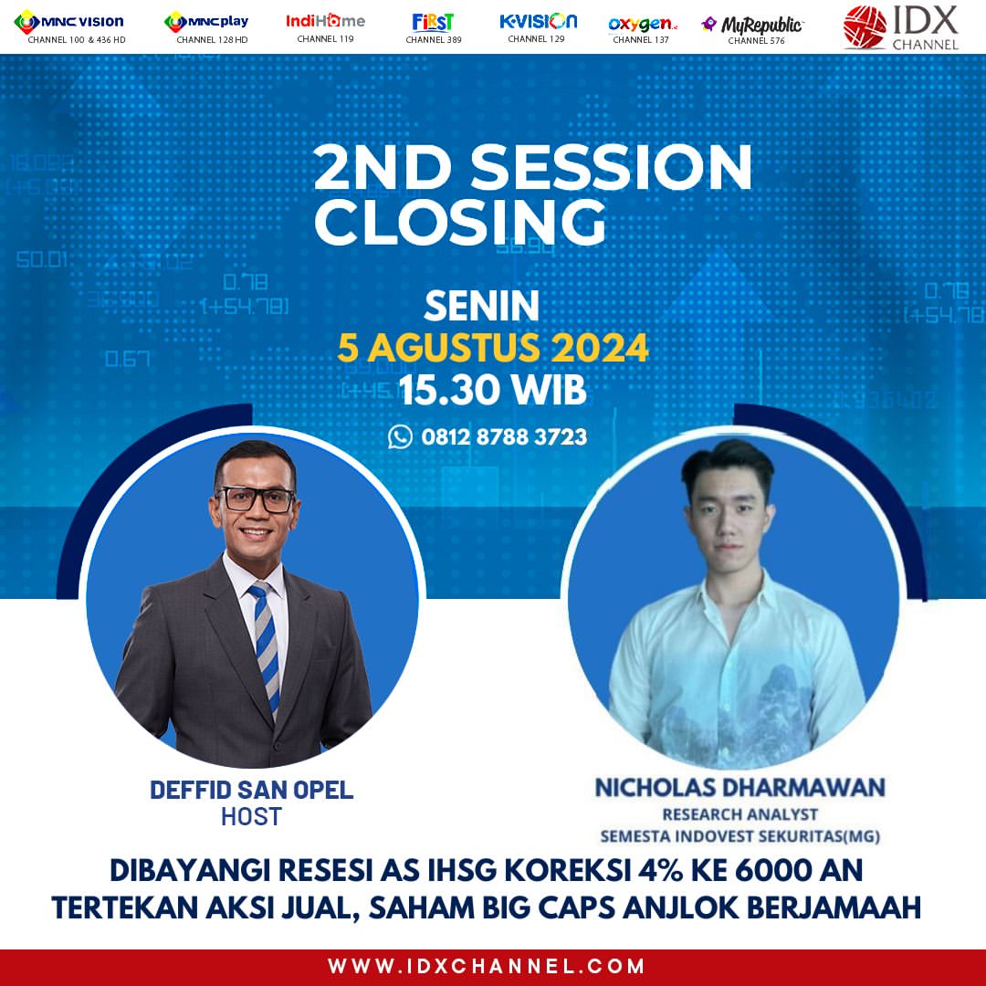 IHSG Turun Signifikan di Sesi Pertama Perdagangan Senin