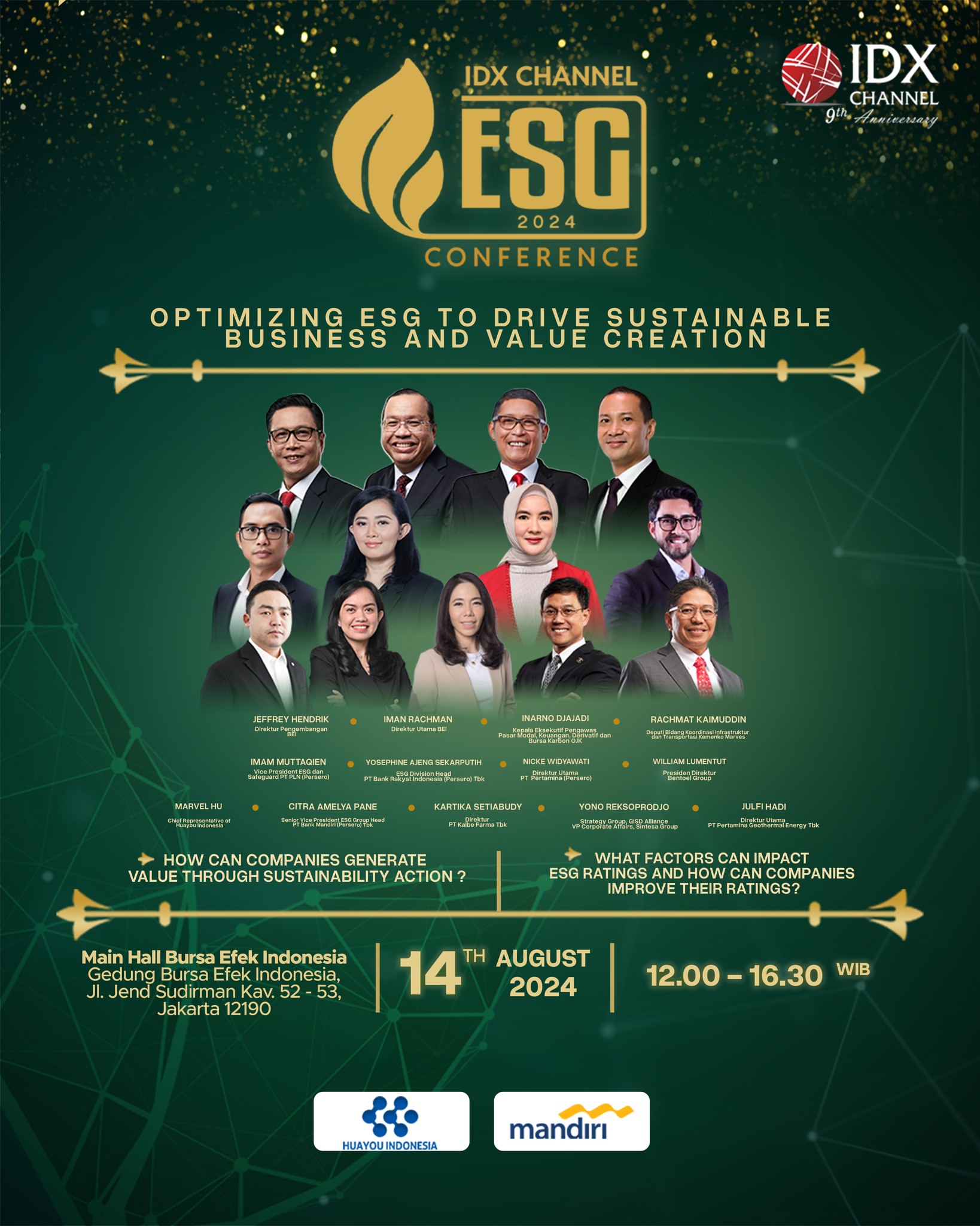 IDX Channel Mengadakan Konferensi ESG 2024 untuk Bisnis Berkelanjutan