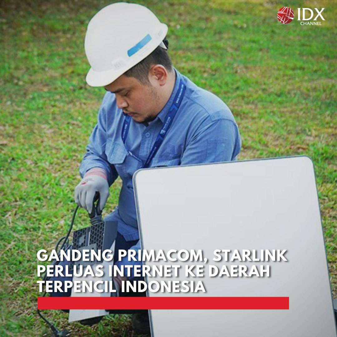 Starlink Kerja Sama dengan Primacom untuk Akses Internet di Daerah Terpencil