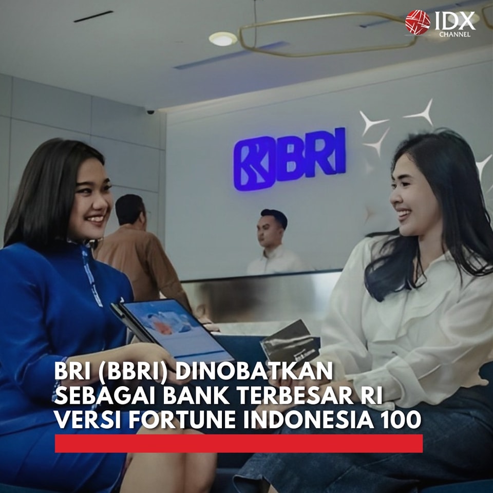 PT Bank Rakyat Indonesia Tercatat sebagai Bank Terbesar di Indonesia