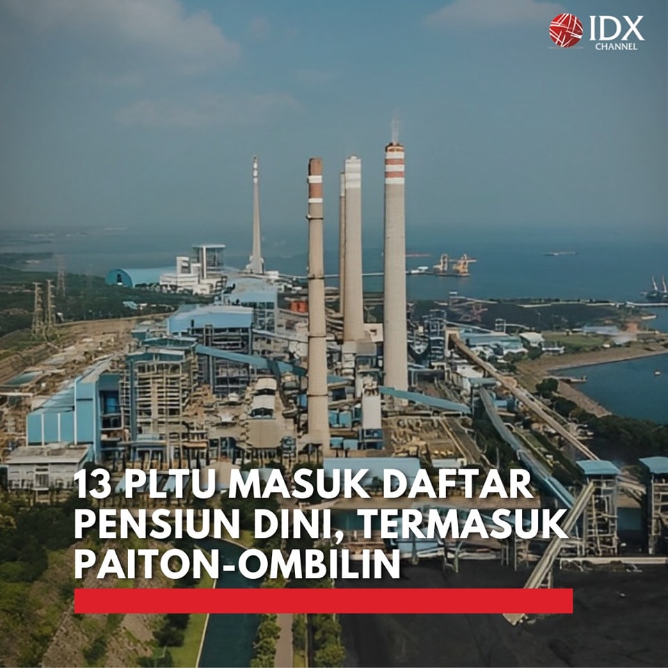 13 PLTU Batu Bara Berpotensi Pensiun Dini Sebelum 2030