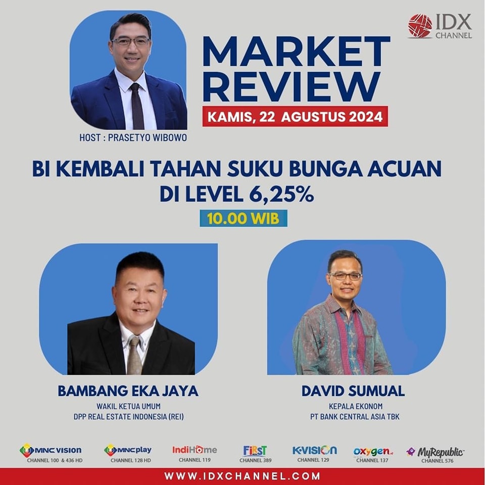 Bank Indonesia Pertahankan Suku Bunga di Level 6,25%