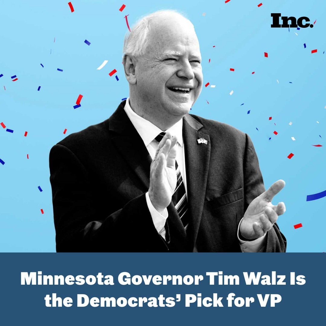 Gubernur Minnesota Tim Walz Bergabung dengan Tiket Presiden Demokrat sebagai Calon Wakil