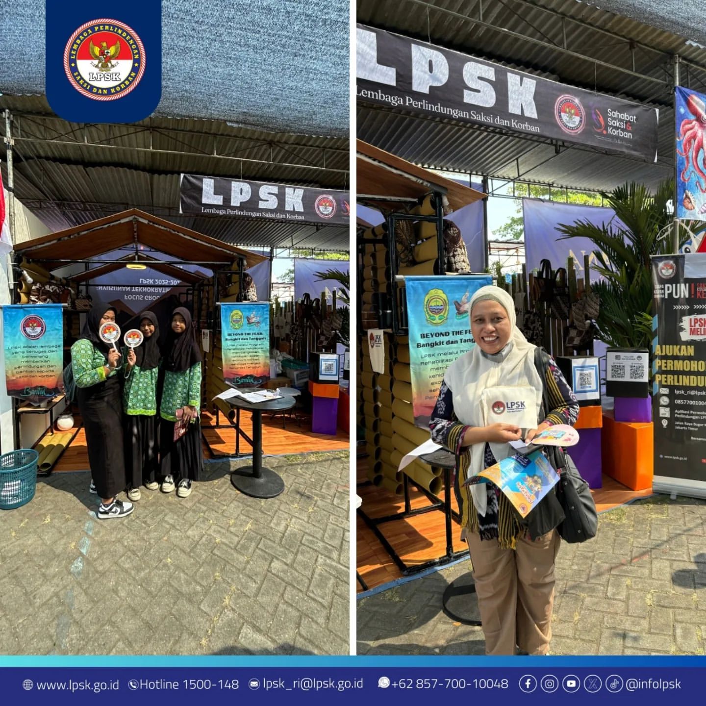 LPSK Berpartisipasi dalam Bantul Creative Expo 2024