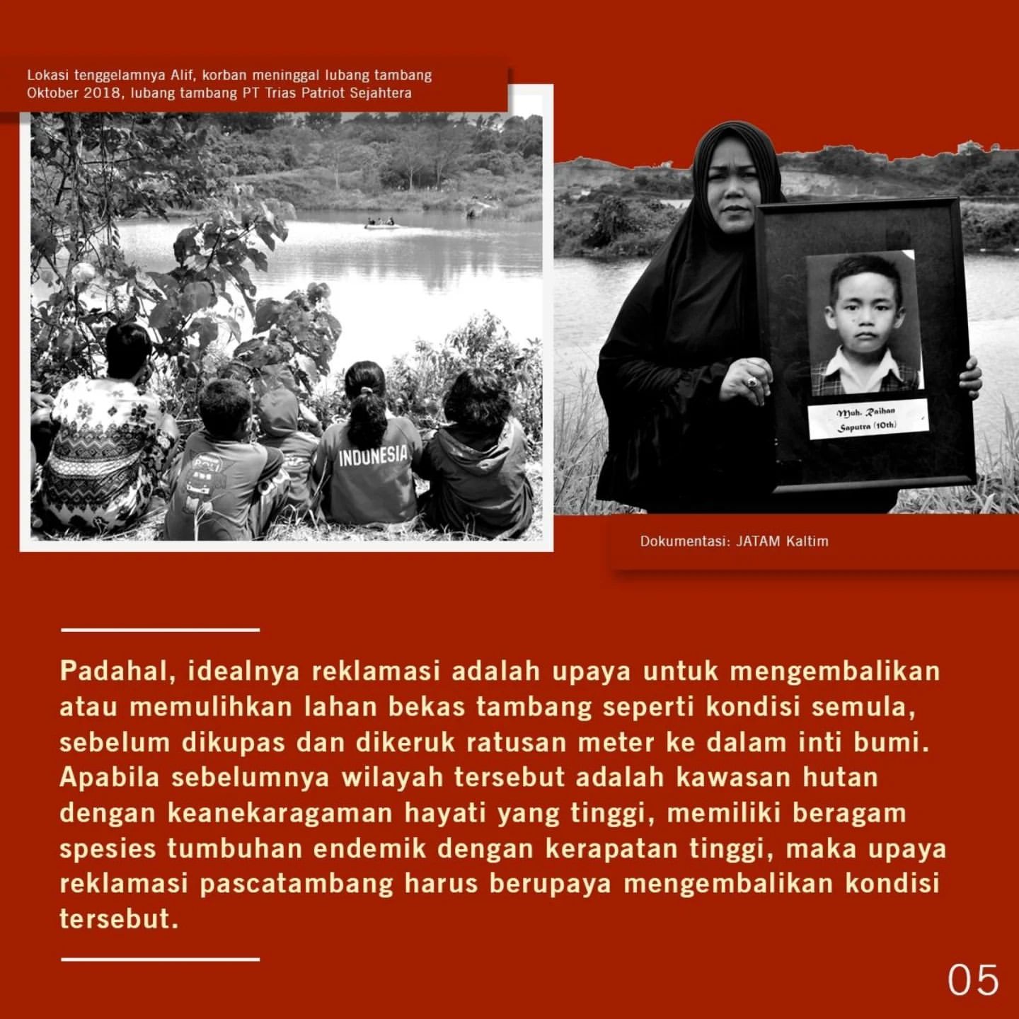 Kritik Terhadap Perlindungan Lingkungan di Era Jokowi: Lubang Bekas Tambang Masih Menjadi Ancaman