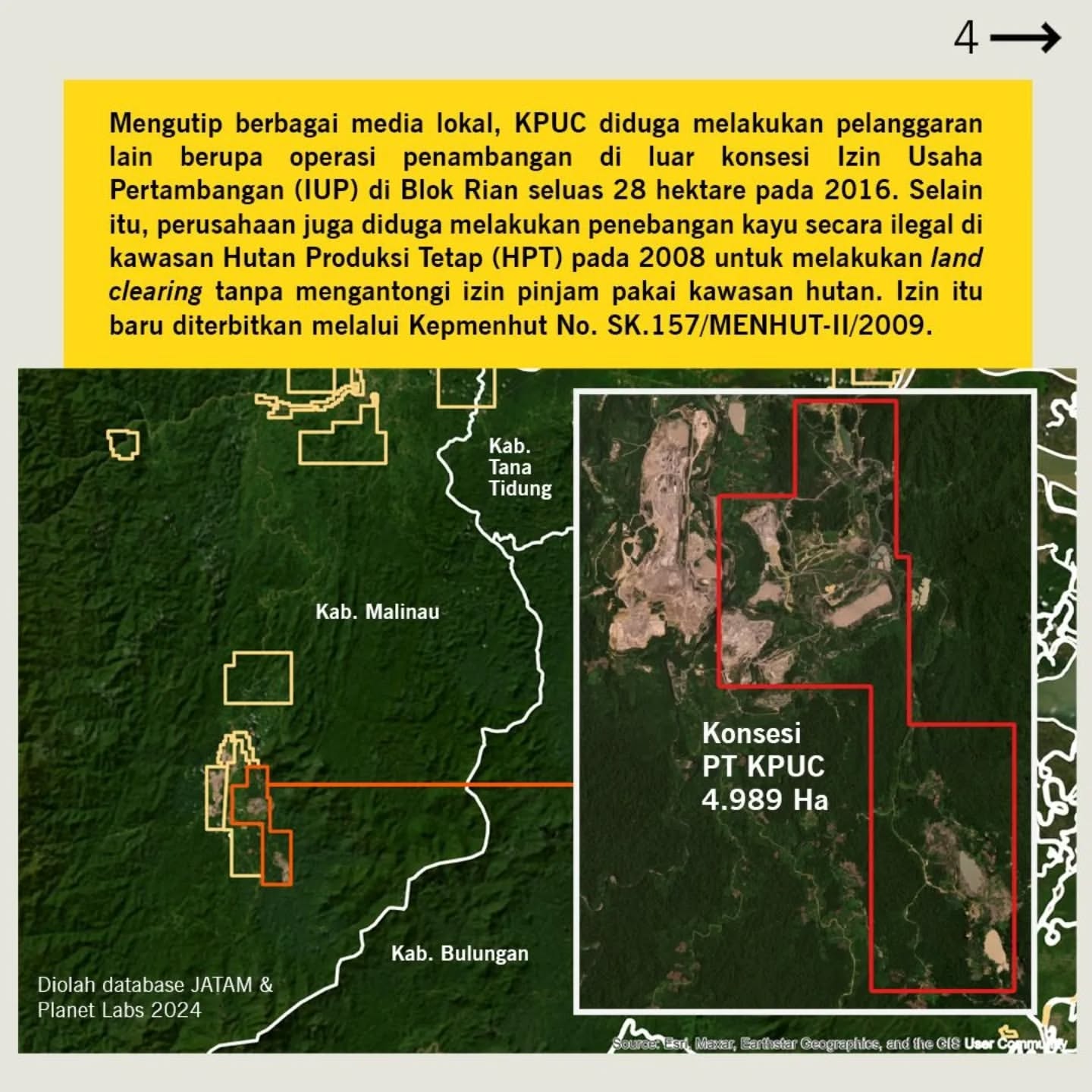 Kerusakan Lingkungan di Malinau Mengancam Keberlanjutan Konservasi