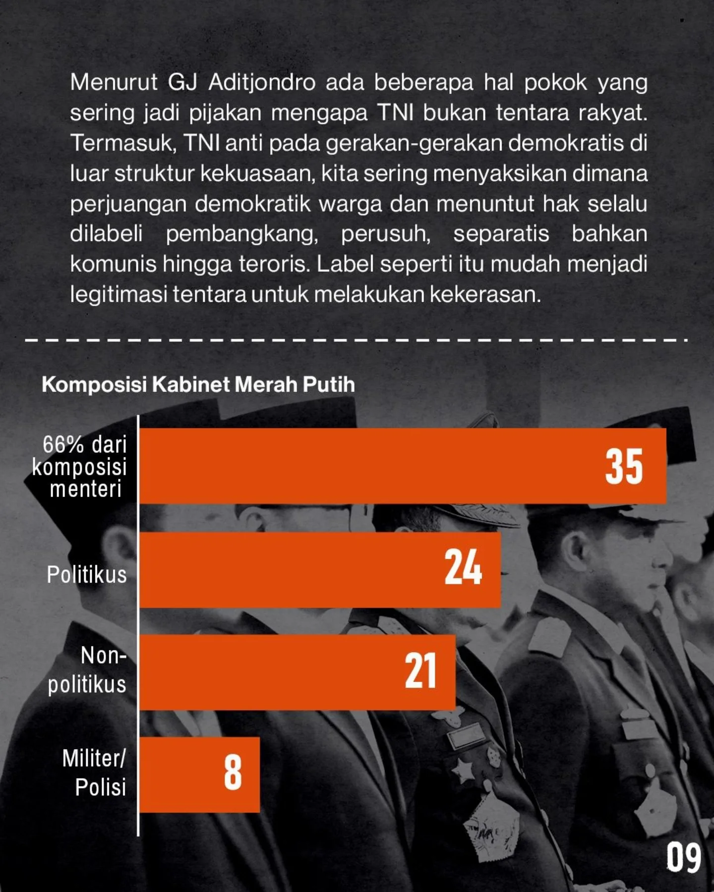 TNI Terkait Penolakan RUU yang Mengancam Keselamatan Rakyat