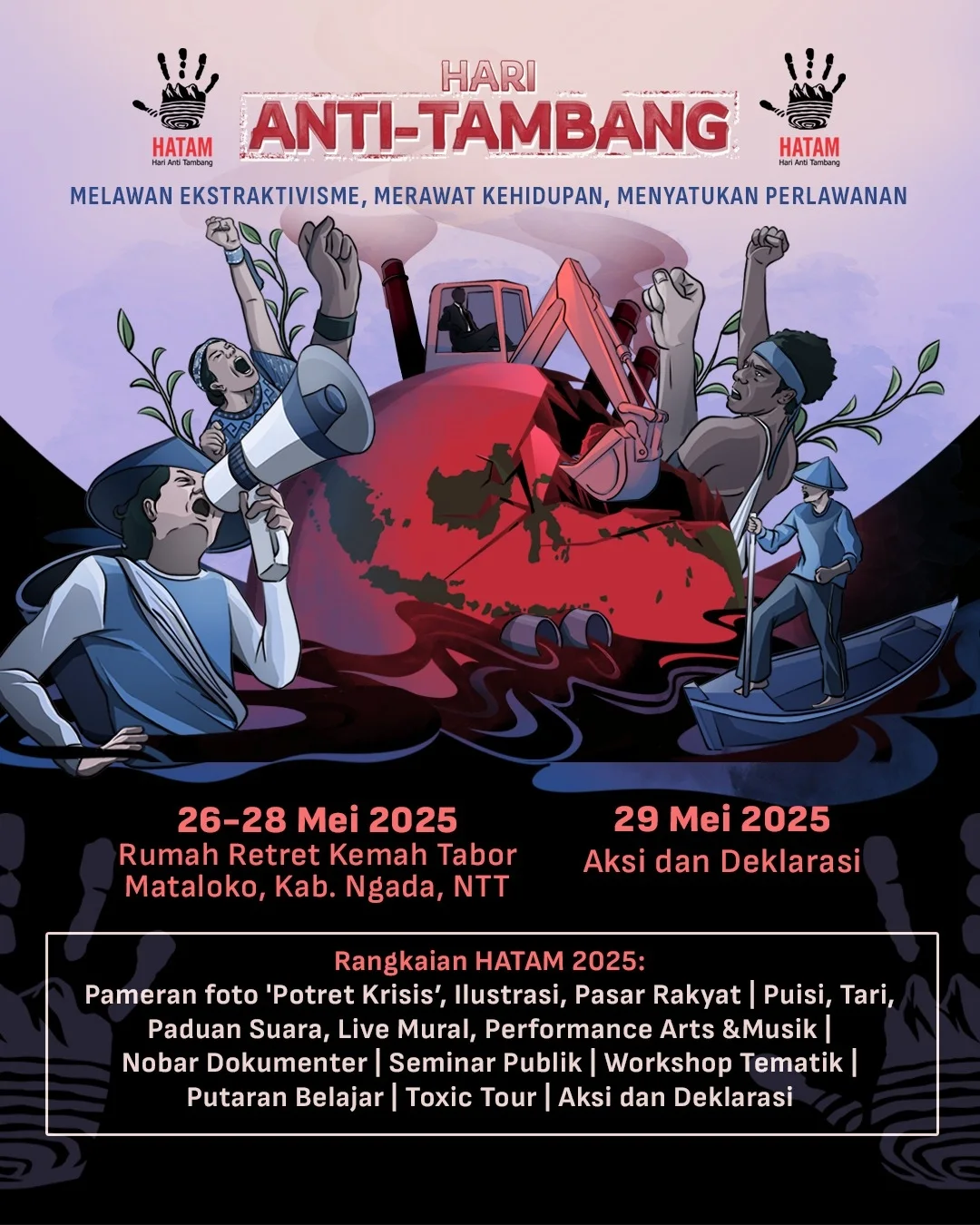 Hari Anti Tambang 2025: Perjuangan Melawan Ekstraktivisme di Nusa Tenggara Timur