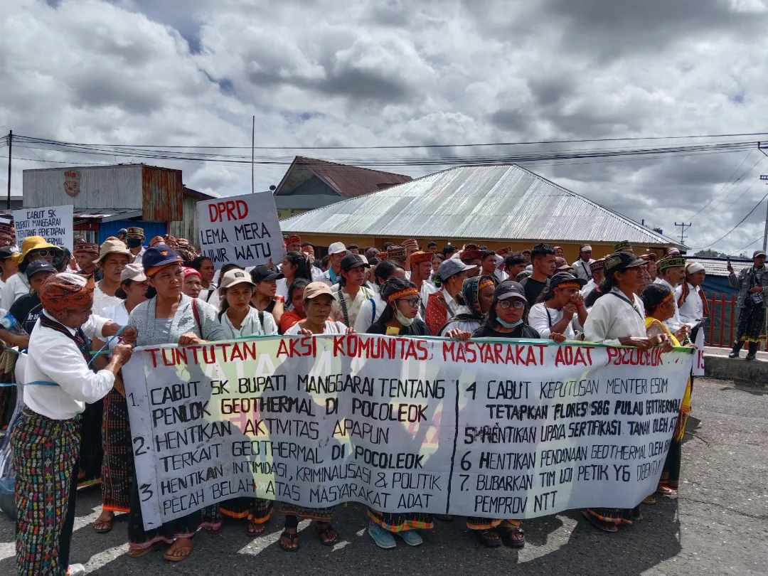 Kabupaten Manggarai: Warga Poco Leok Menolak Proyek Geothermal