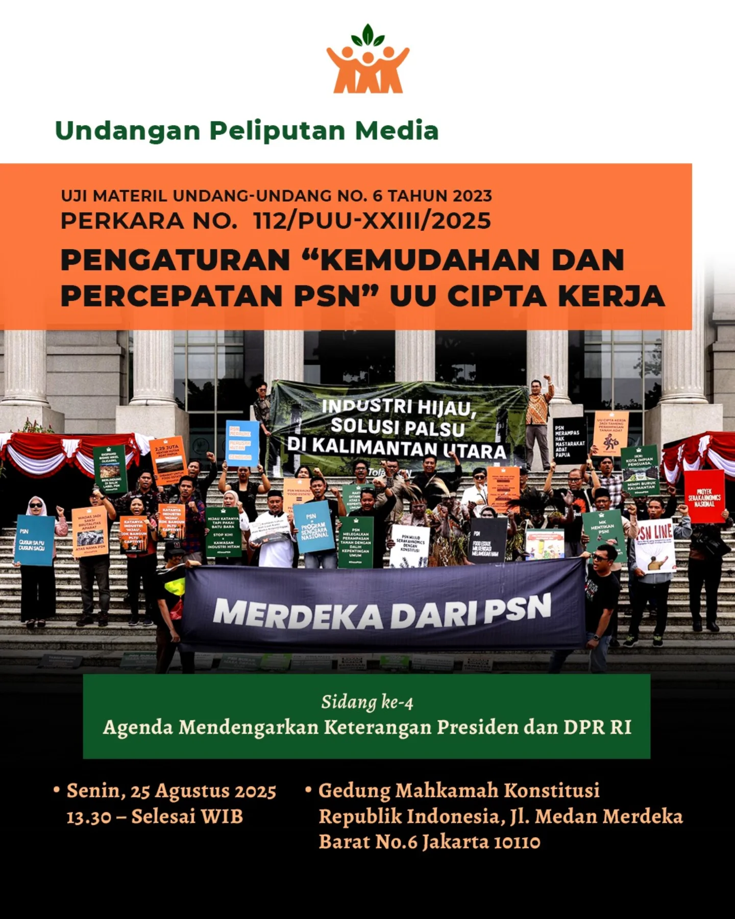 Sidang Mahkamah Konstitusi tentang Perppu Cipta Kerja dan Proyek Strategis Nasional Menuai Perhatian
