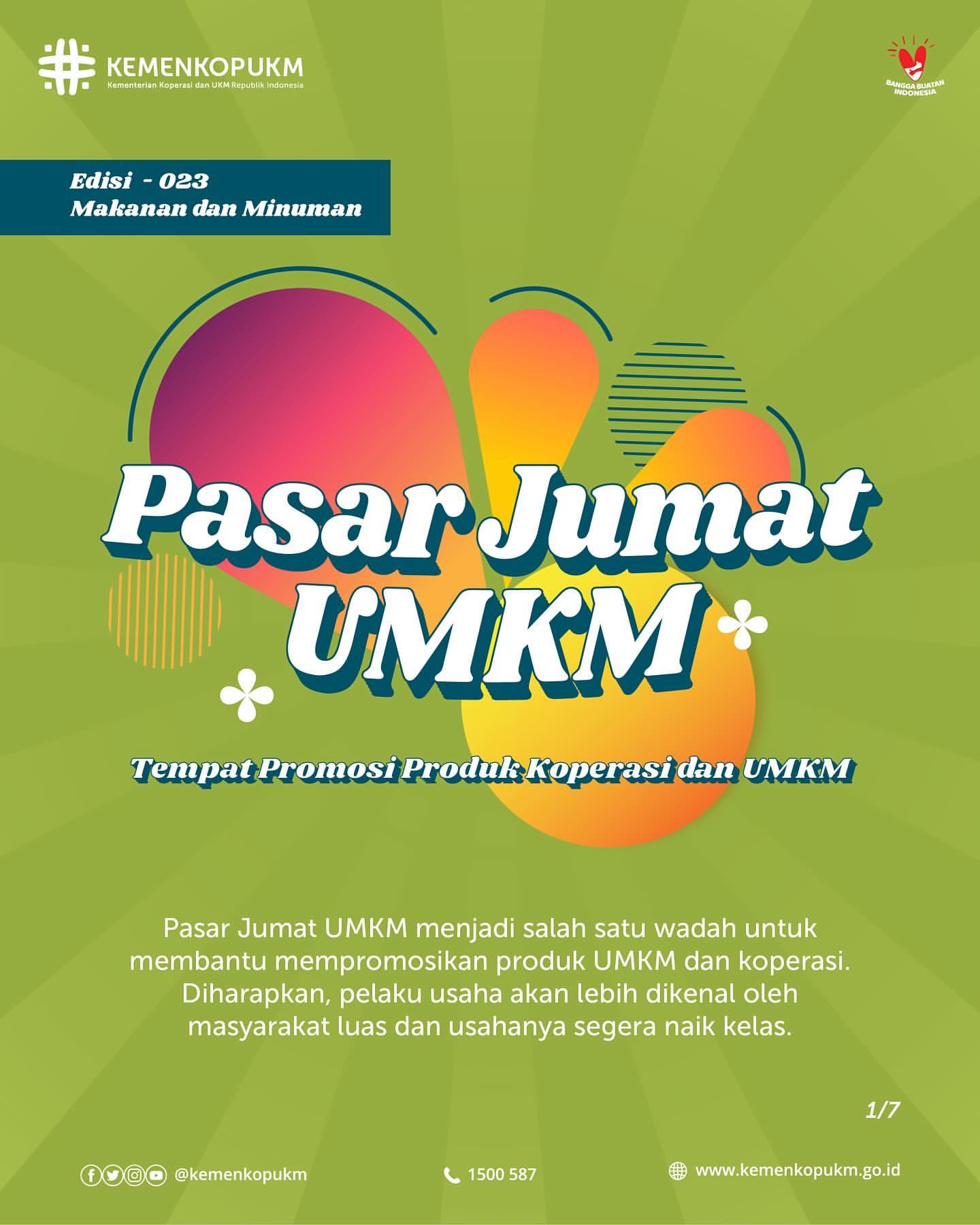 Pasar Jumat UMKM: Promosi Produk Makanan dan Minuman