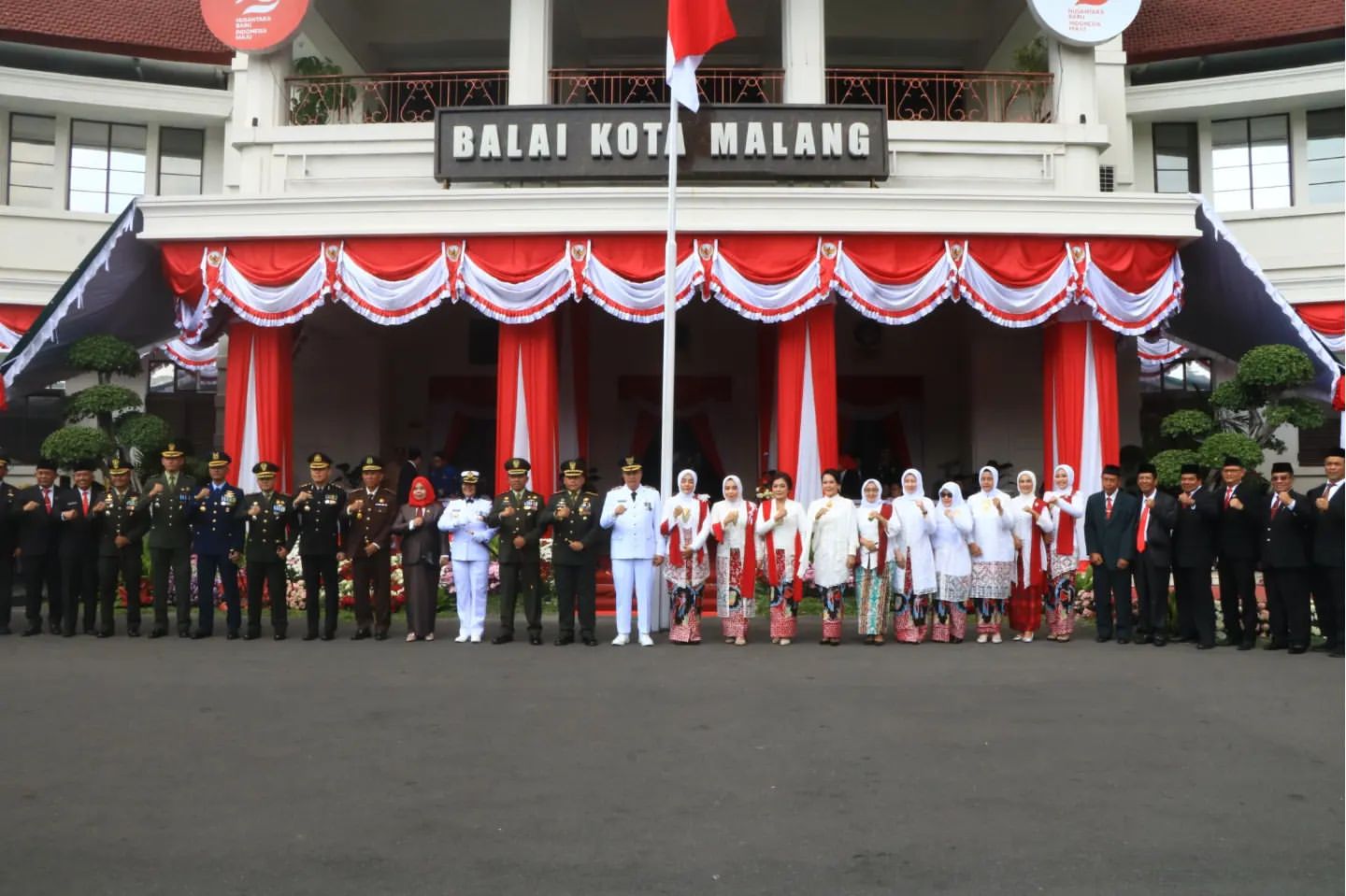 Upacara Peringatan HUT RI Ke-79 di Malang