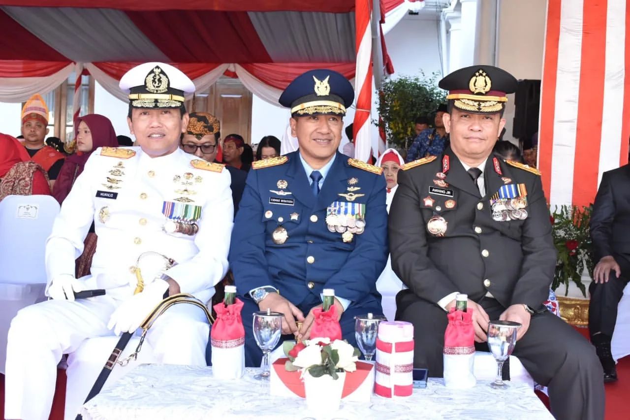 Upacara Peringatan HUT ke-79 Kemerdekaan RI di Surabaya