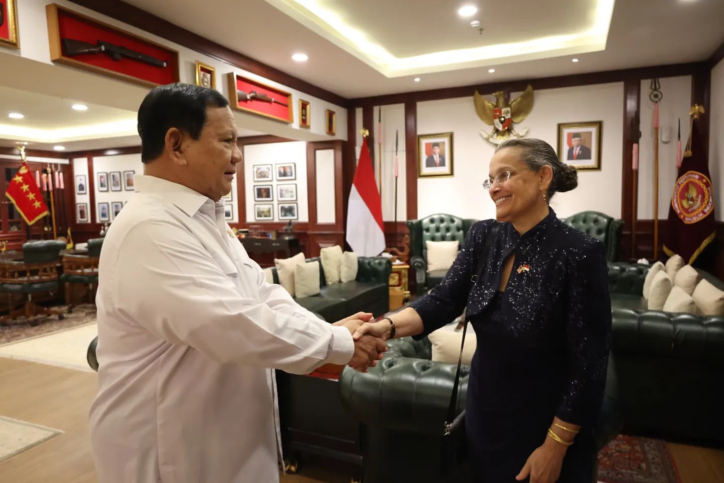Kunjungan Duta Besar AS ke Kementerian Pertahanan Indonesia
