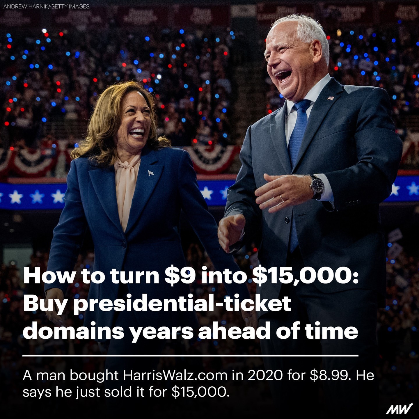 Skandal Domain: Kamala Harris Kehilangan HarrisWalz.com