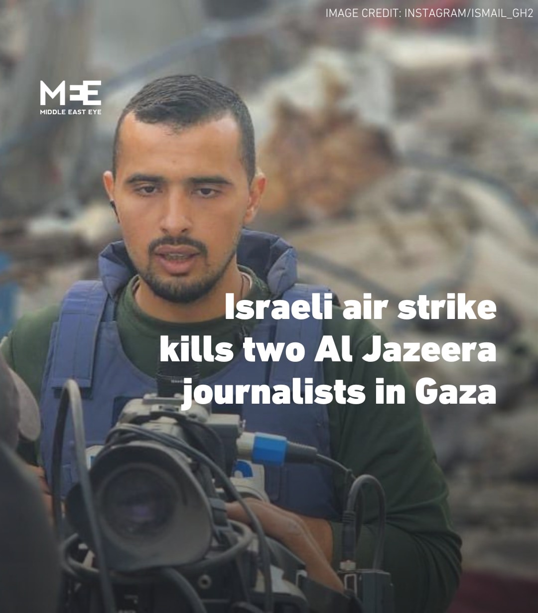 Dua Jurnalis Tewas dalam Serangan Udara di Gaza