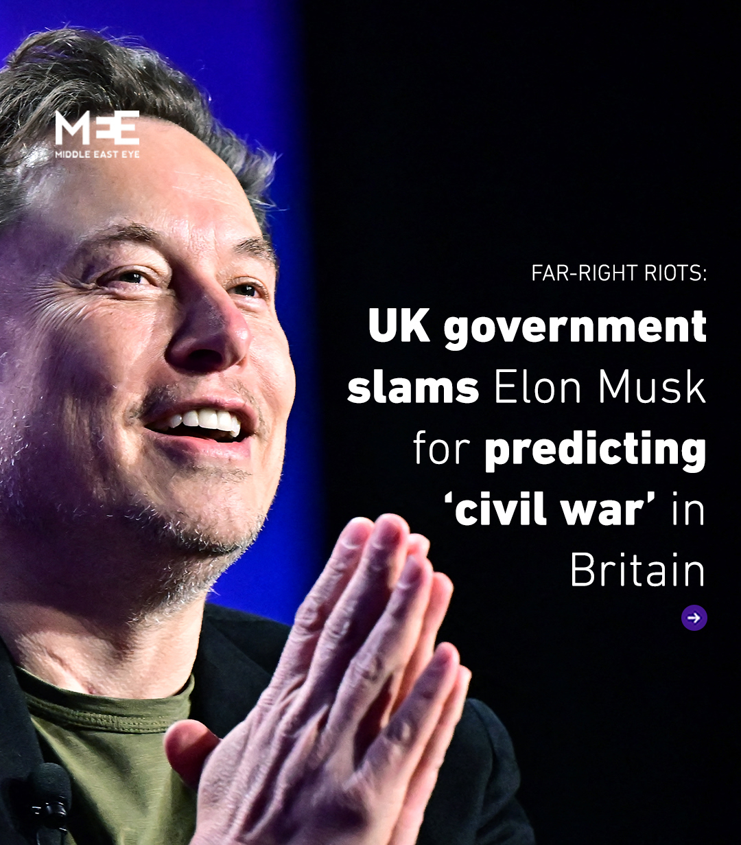 Elon Musk Berseteru dengan Pemerintah Inggris Terkait Kerusuhan Rasis