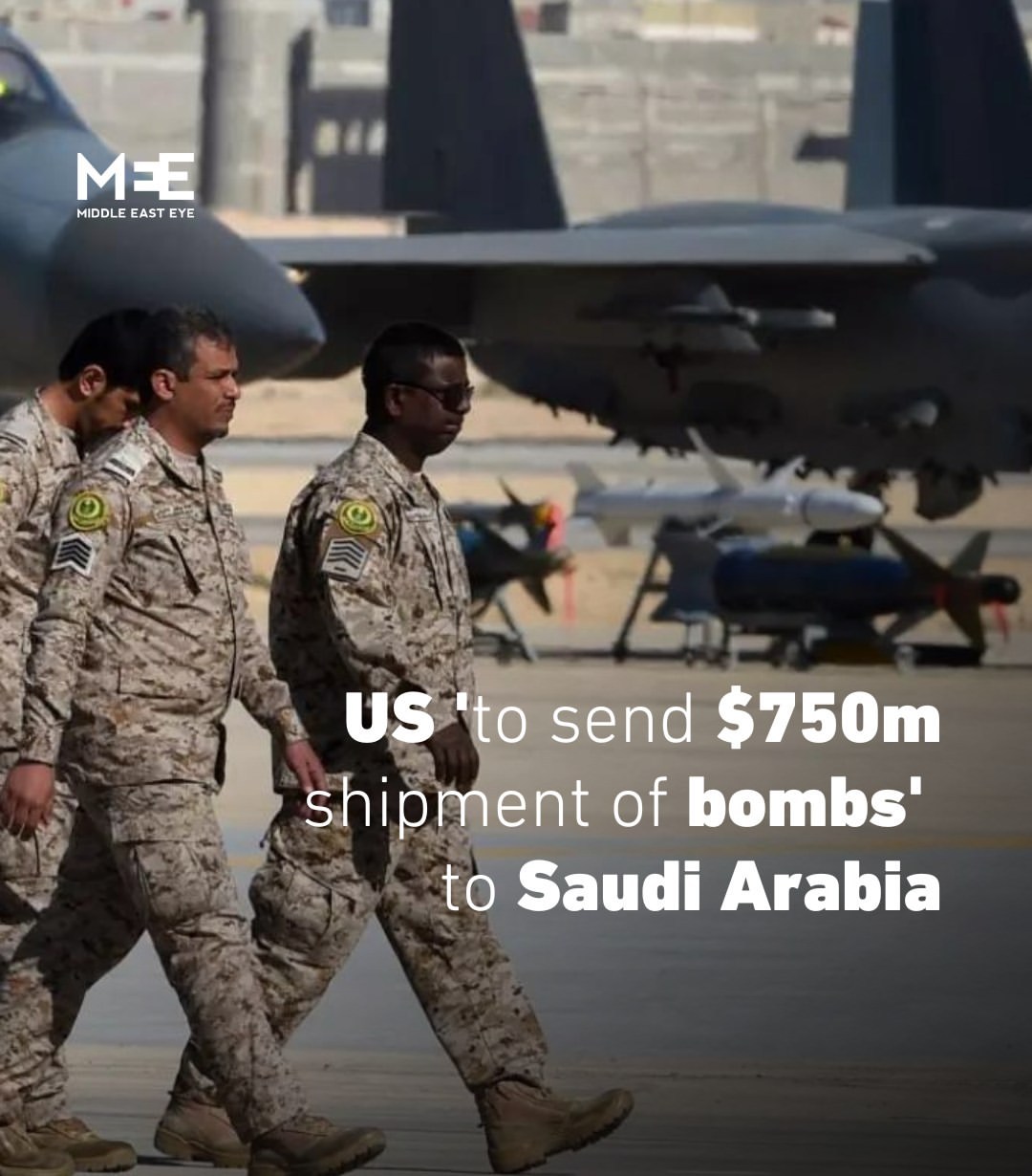 AS Kembali Kirim Senjata ke Arab Saudi setelah Embargo