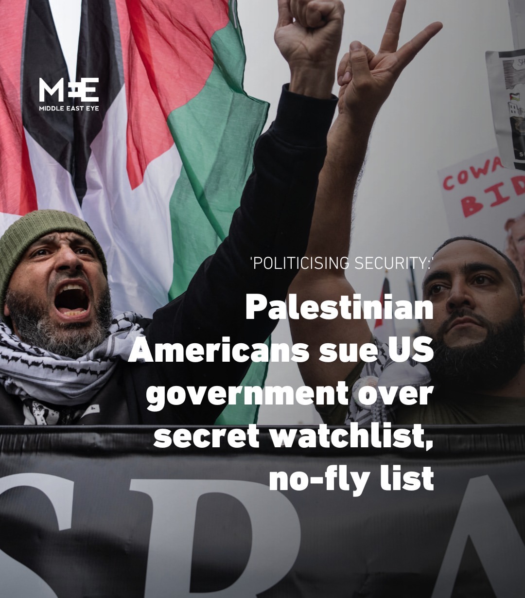 Dua Warga Palestina-Amerika Gugat Pemerintah AS Terkait Daftar Larangan Terbang