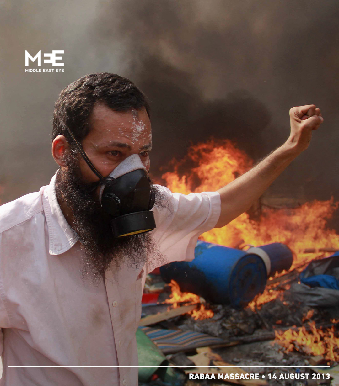 Peringatan 11 Tahun Tragedi Pembantaian Rabaa di Mesir