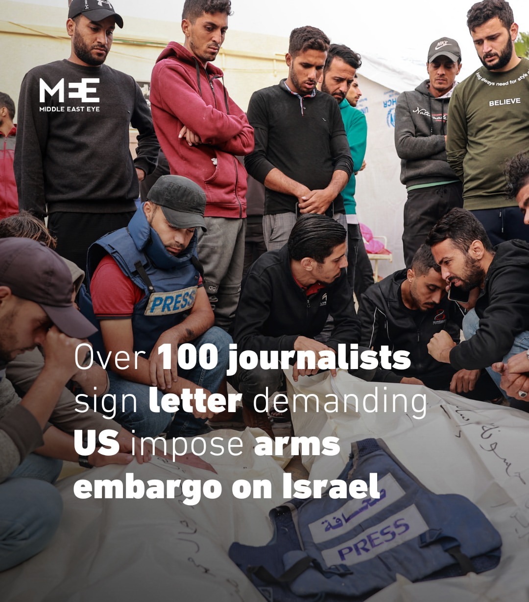 Lebih dari 100 Jurnalis Serukan Larangan Persenjataan untuk Israel