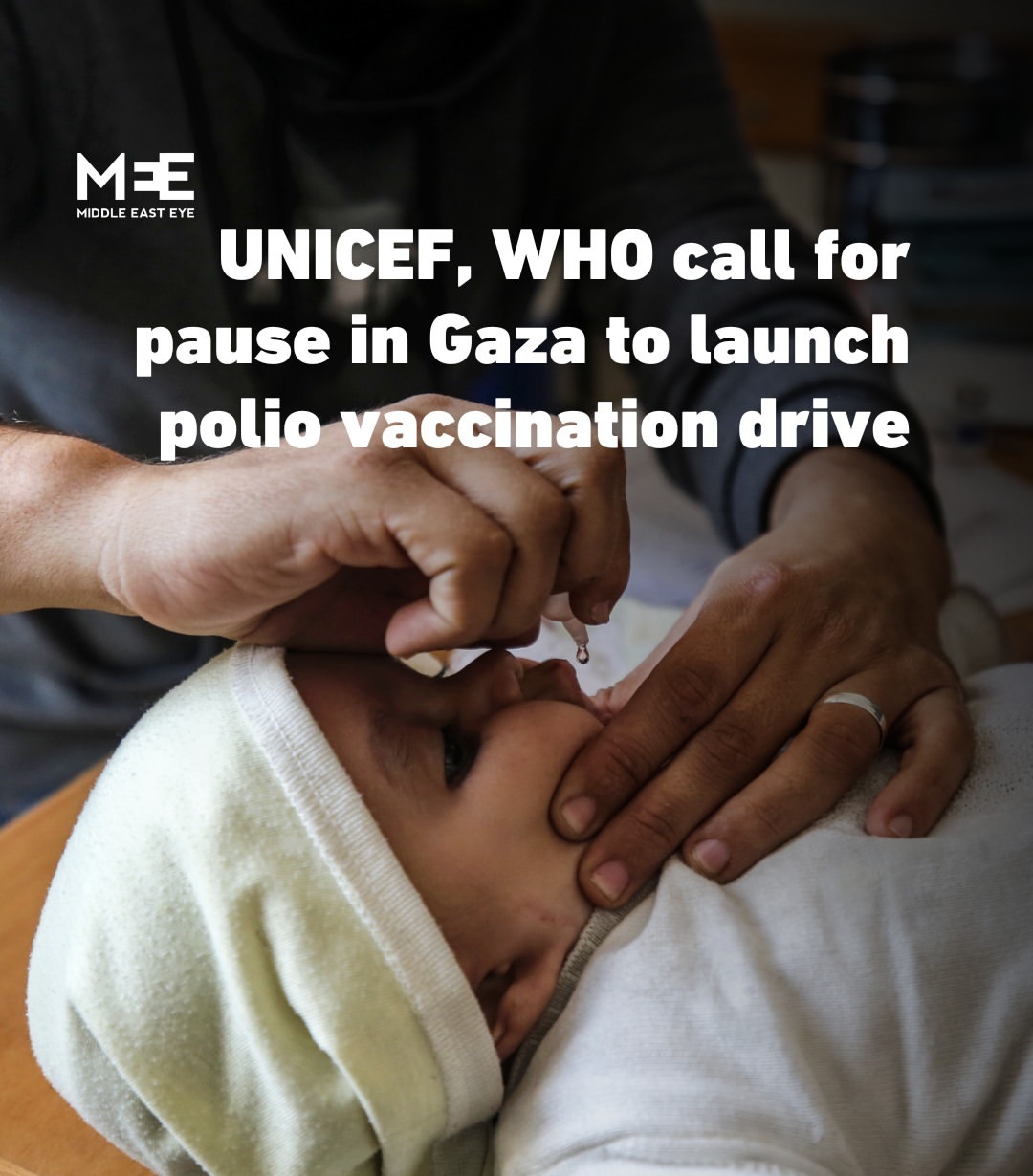 Panggilan Humanitarian Pause Untuk Vaksinasi Polio di Gaza