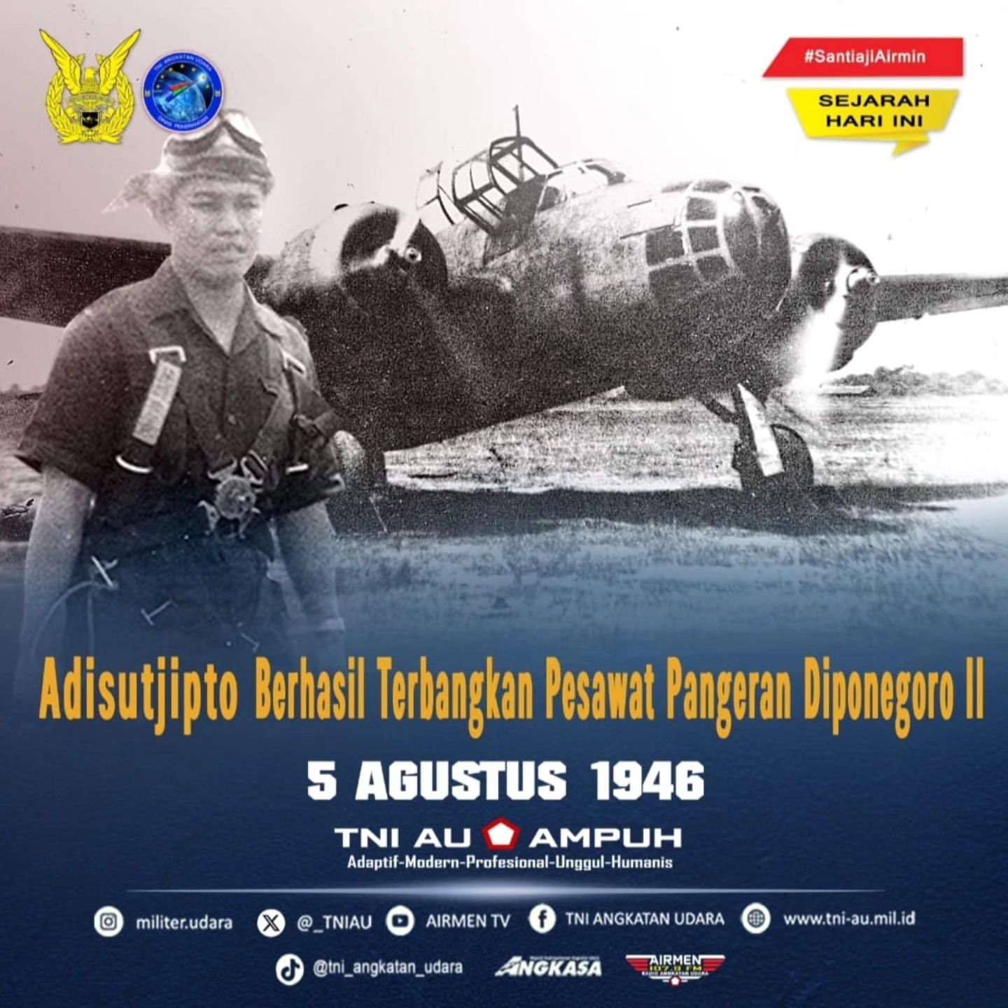 Penerbangan Bersejarah Pesawat Pangeran Diponegoro II