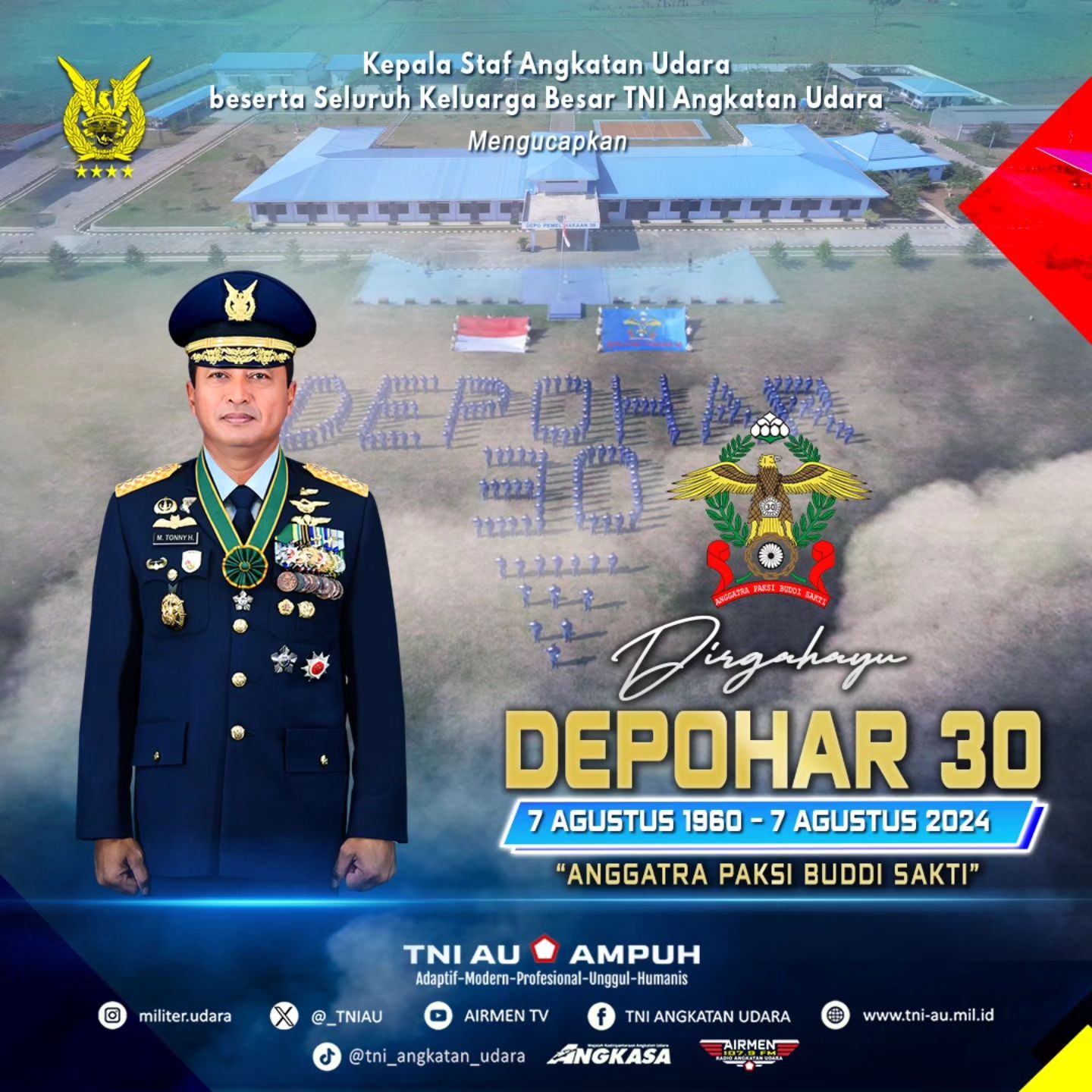 Perayaan Dirgahayu DEPOHAR 30 oleh TNI Angkatan Udara