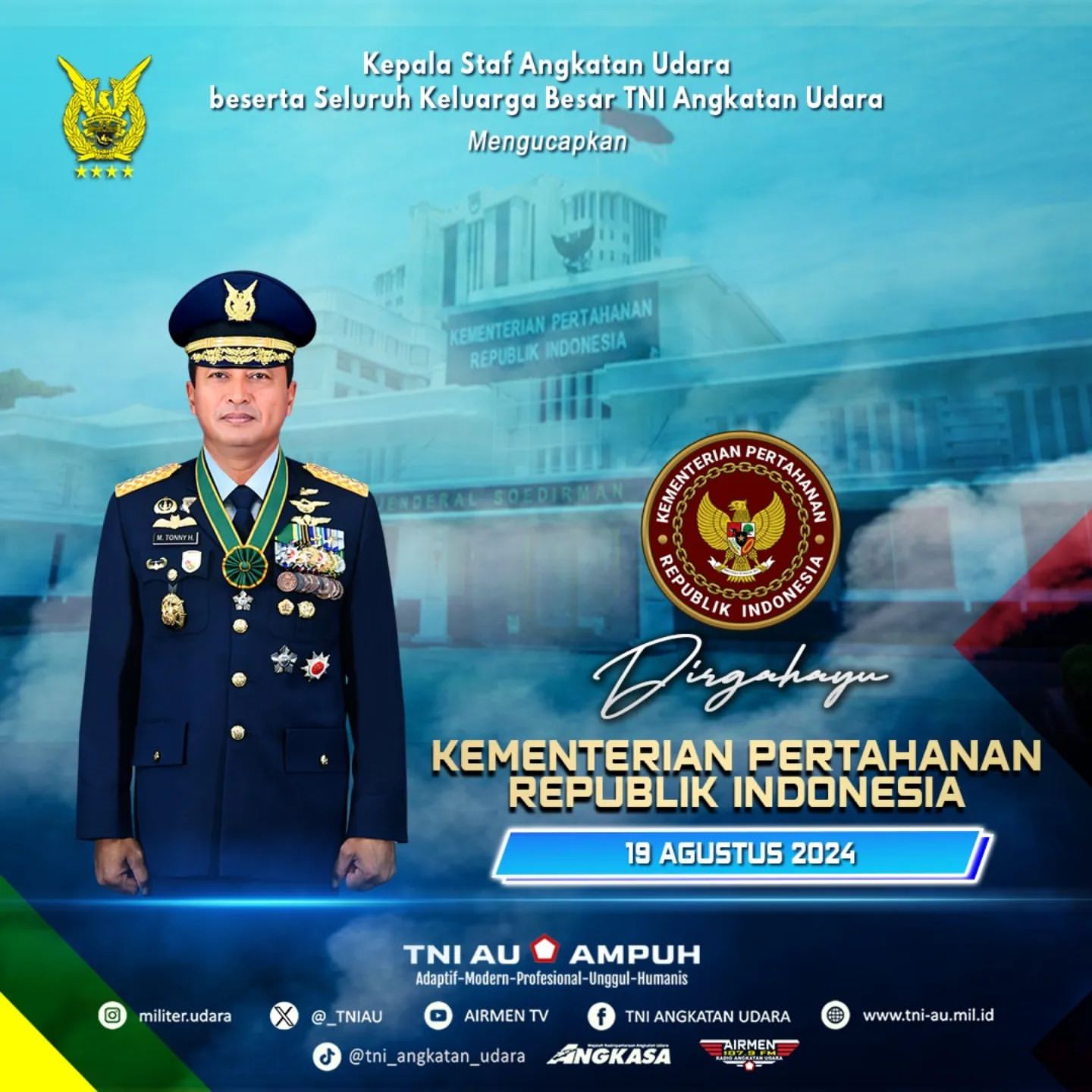 Dirgahayu Kementerian Pertahanan Republik Indonesia