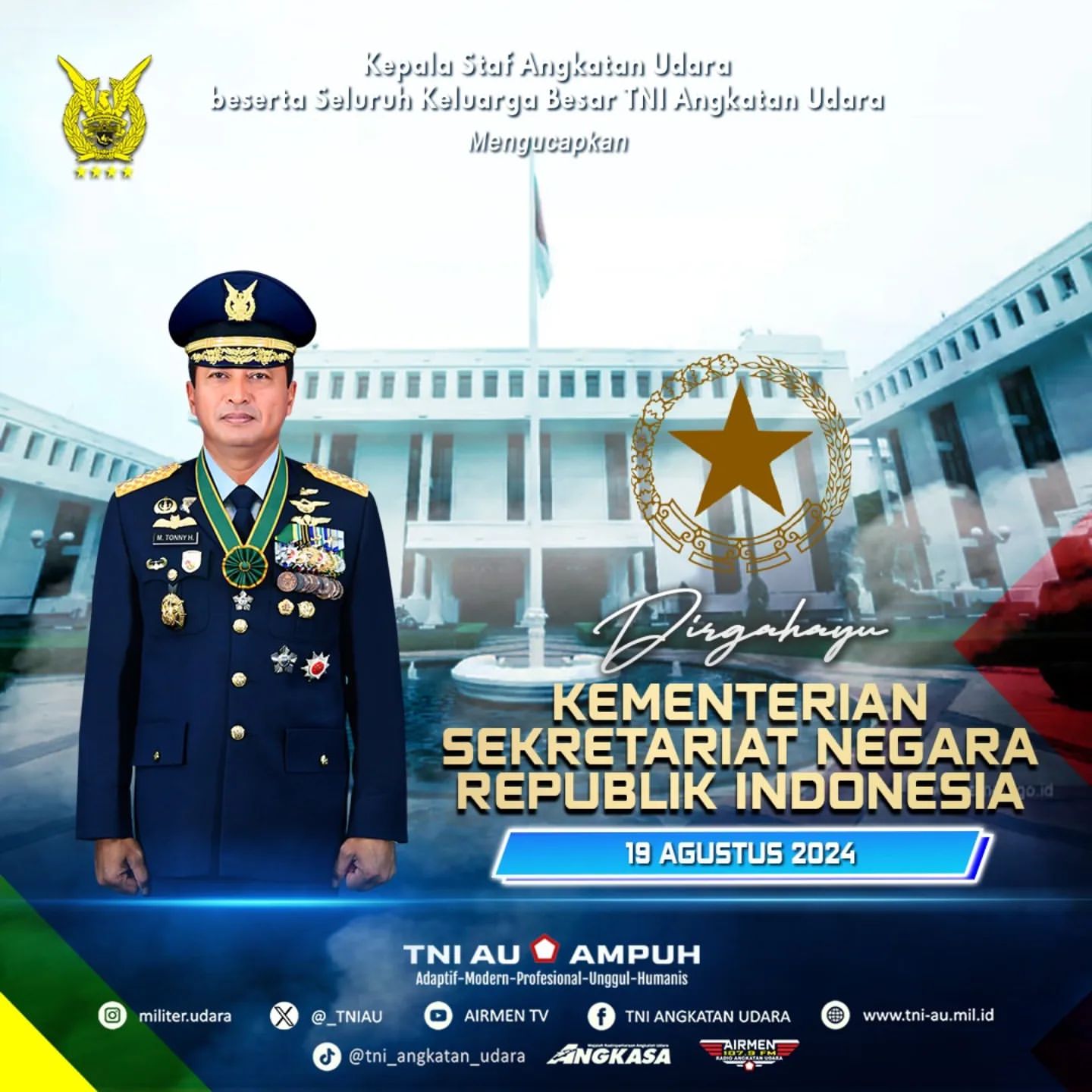Dirgahayu Kementerian Sekretariat Negara Republik Indonesia