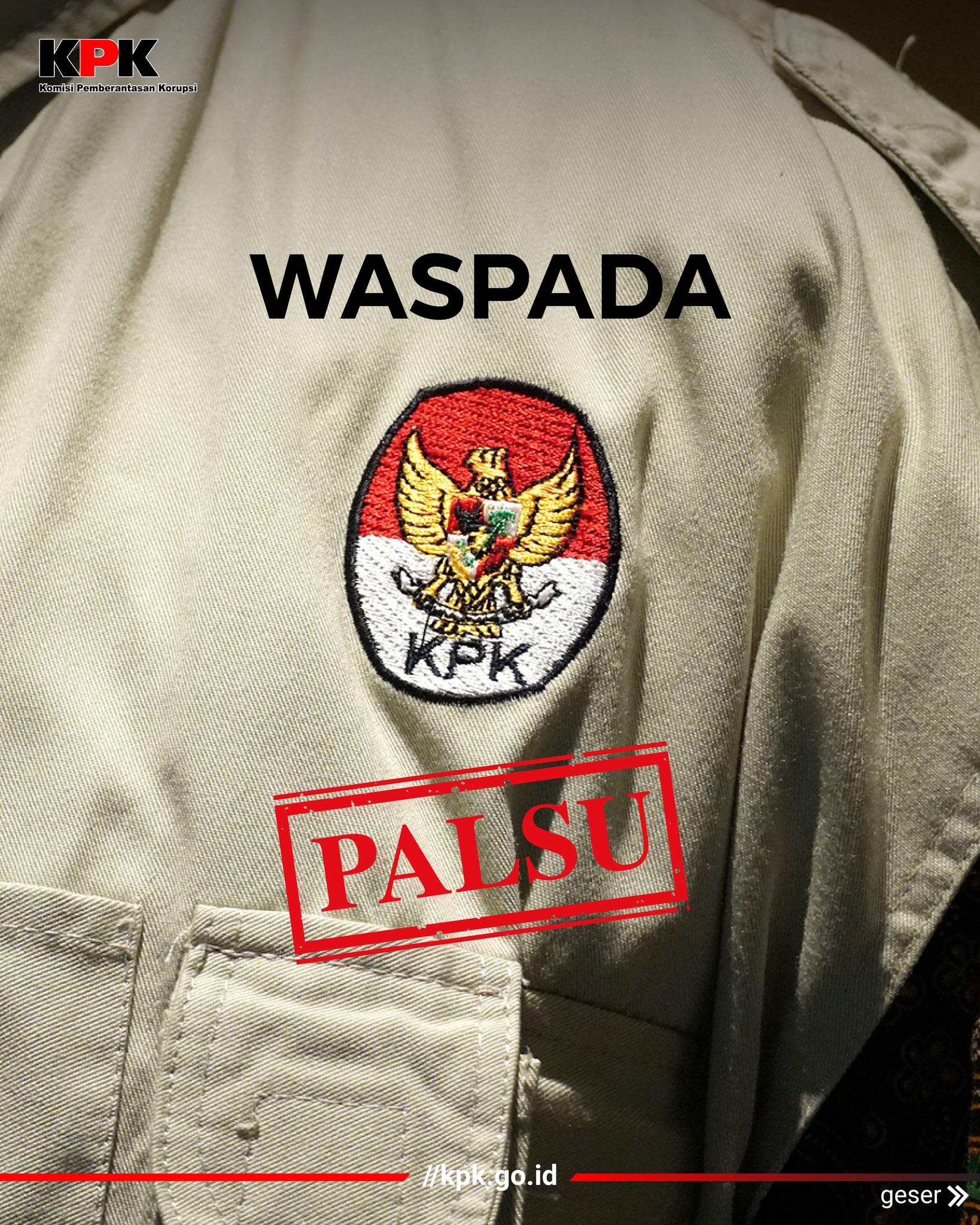 Waspada Terhadap Penipuan Mengatasnamakan KPK