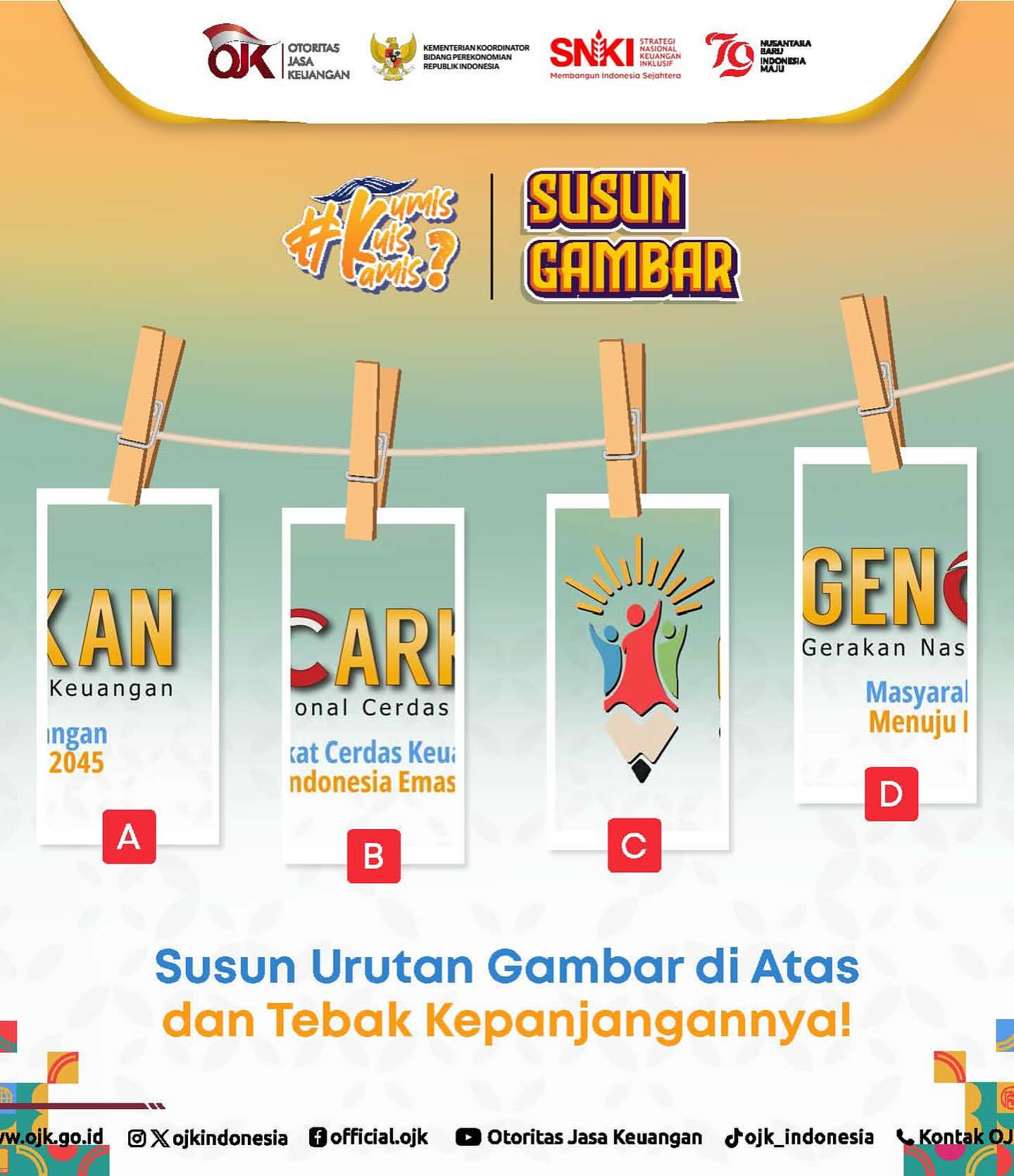 Keseruan Kuis Kamis dari OJK: Susun Gambar dan Menangkan Souvenir!