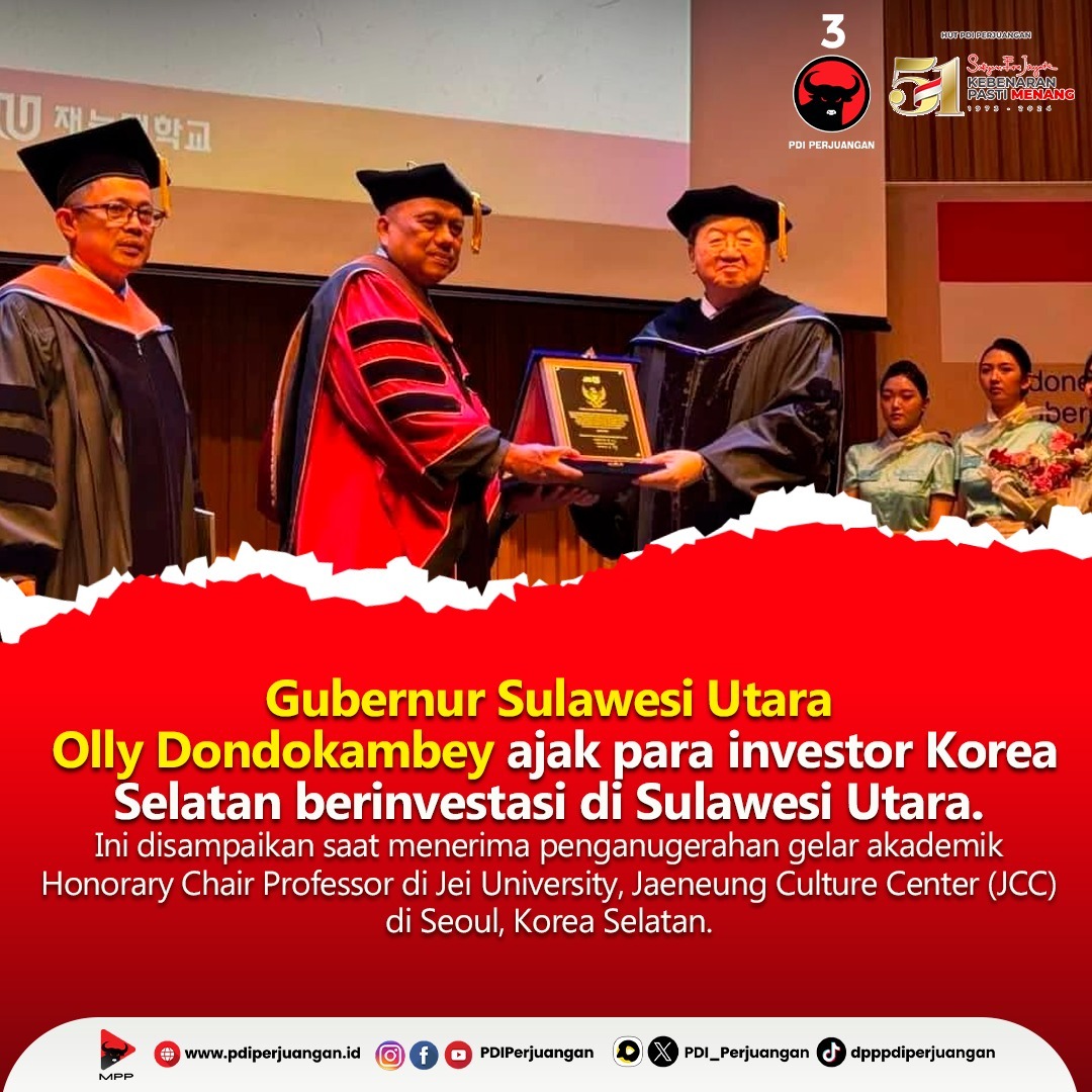Gubernur Sulawesi Utara Ajak Investor Korea Selatan Berinvestasi